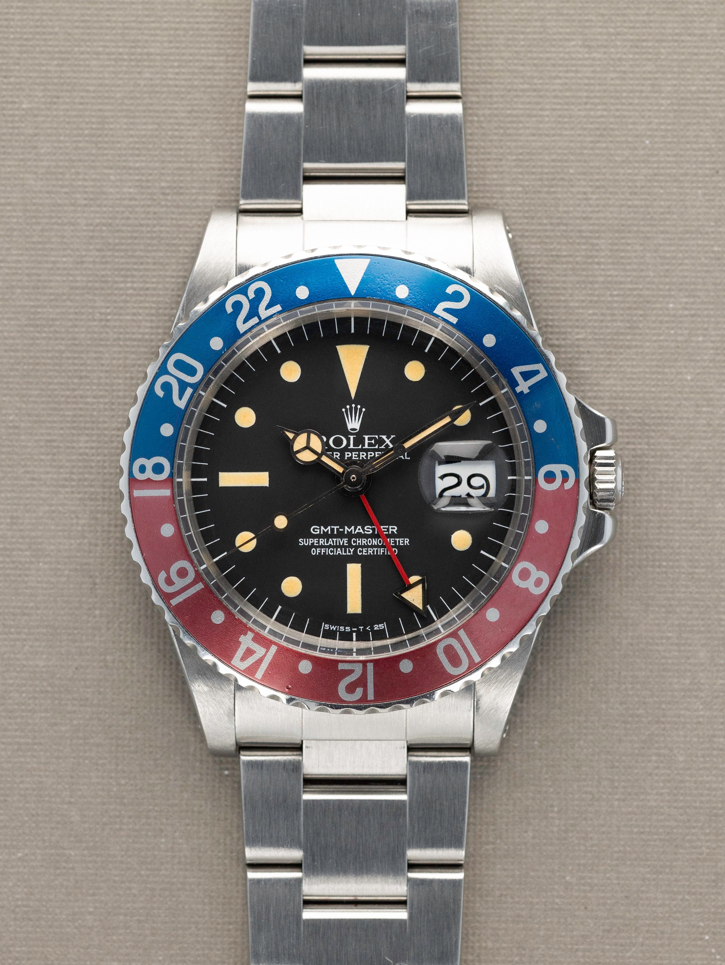 Rolex GMT-Master Ref. 1675 Mk. 3 Radial W/ Papers