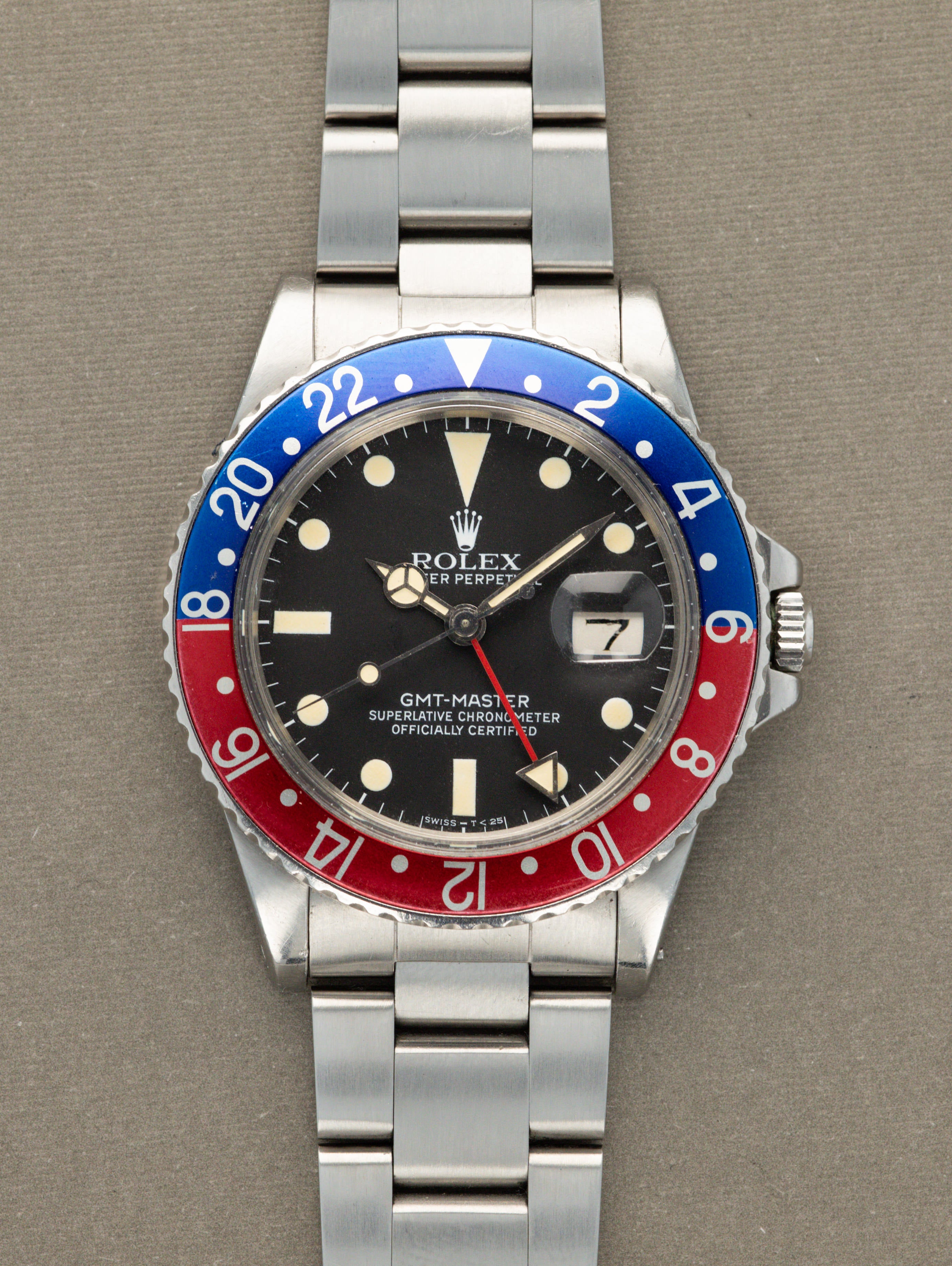 Rolex GMT-Master Ref. 16750 'Pepsi' - Transitional Matte Dial Unpolished
