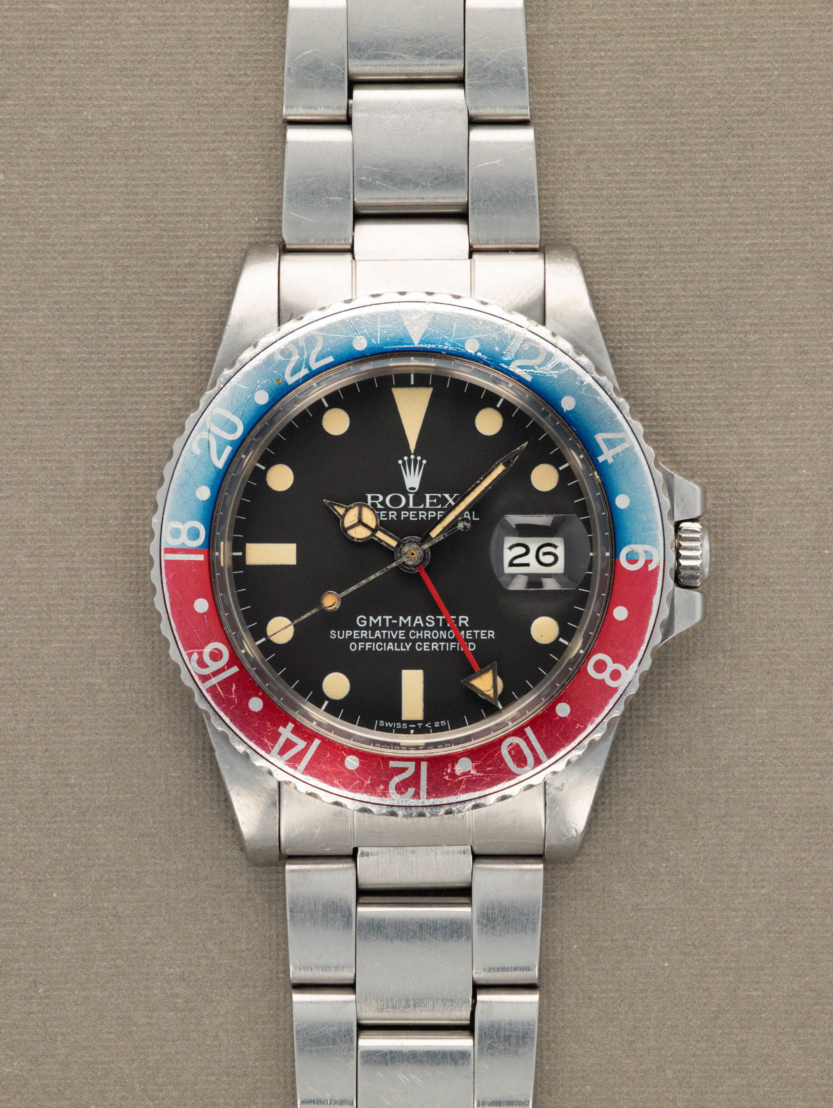Rolex GMT-Master Ref. 16750 'Pepsi' - Transitional Matte Dial