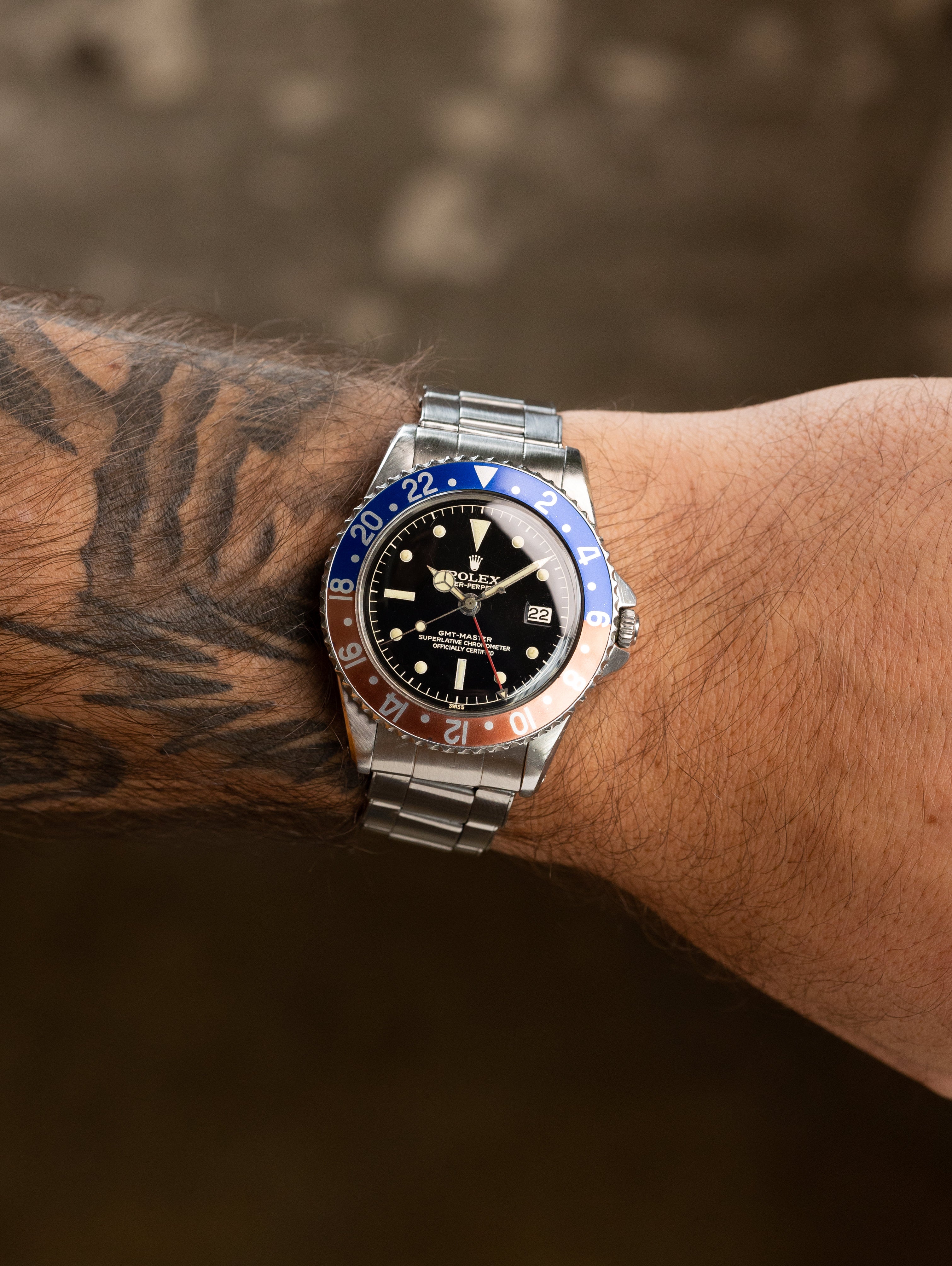 Rolex GMT-Master Ref. 1675 'PCG' - Gilt 'Chapter Ring' Dial