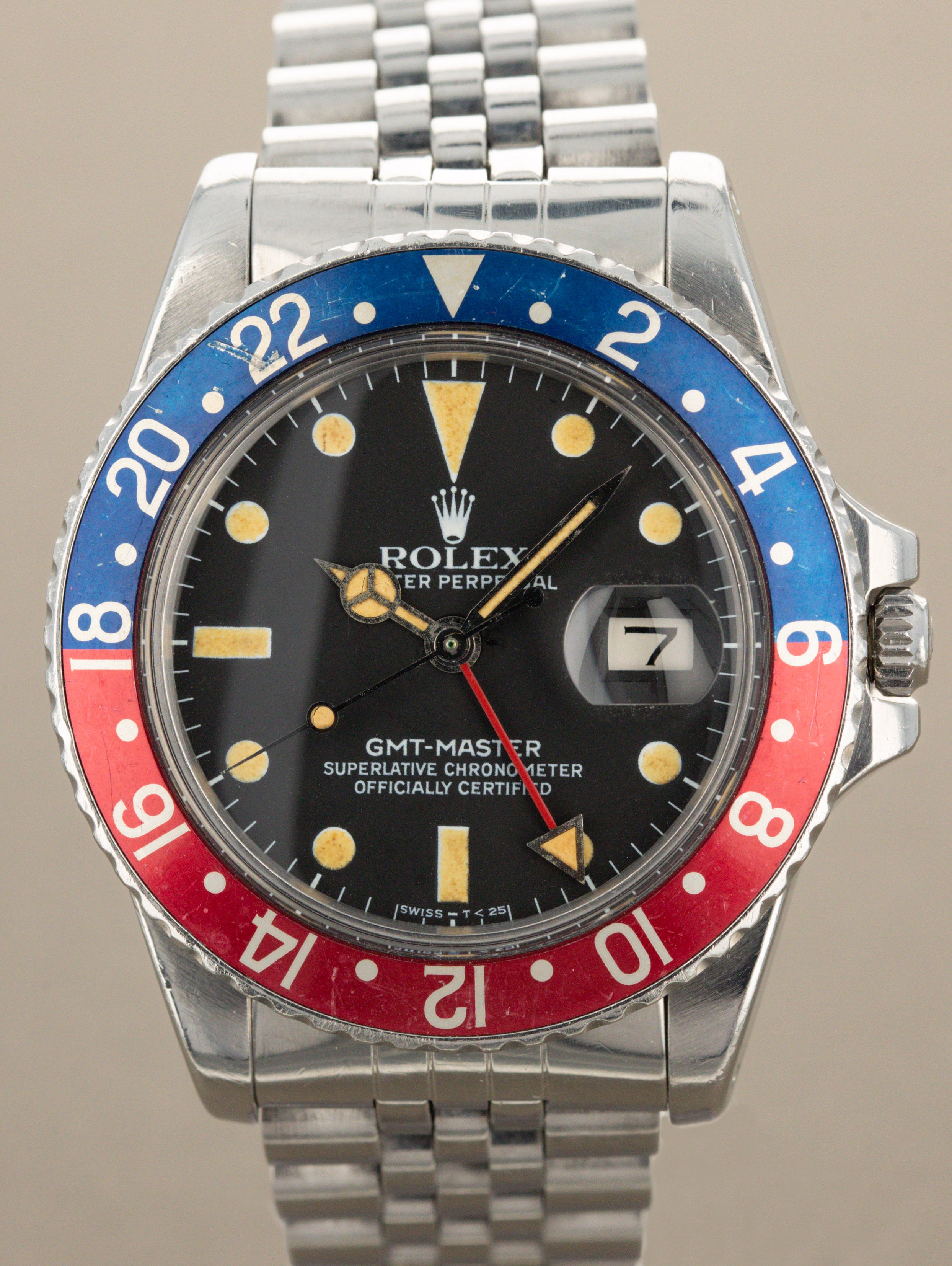 Rolex GMT-Master Ref. 16750 'Pepsi' - Transitional Matte Dial Unpolished