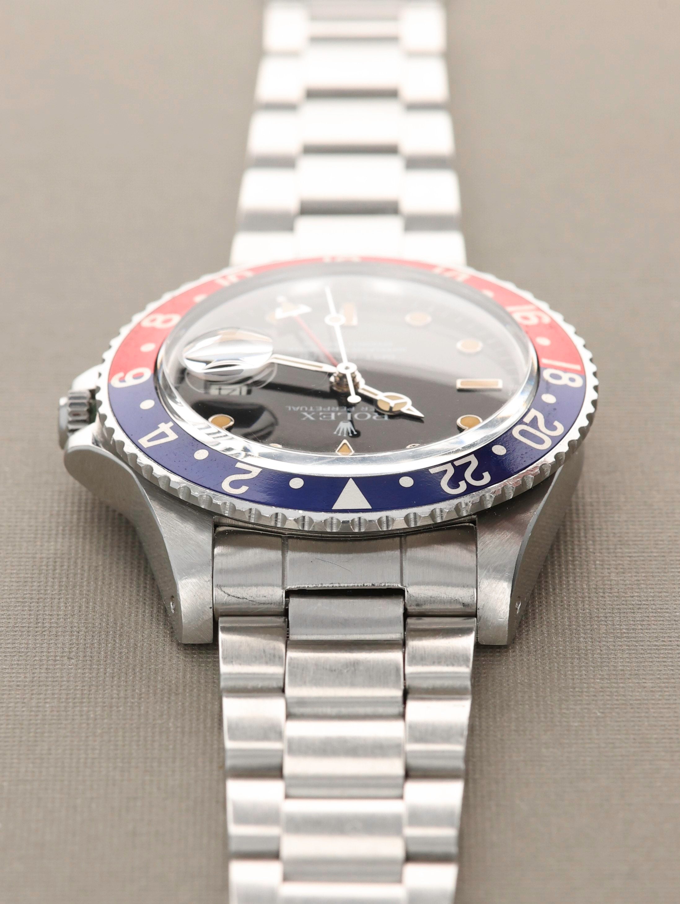 Rolex GMT-Master Ref. 16750 Pumpkin Unpolished