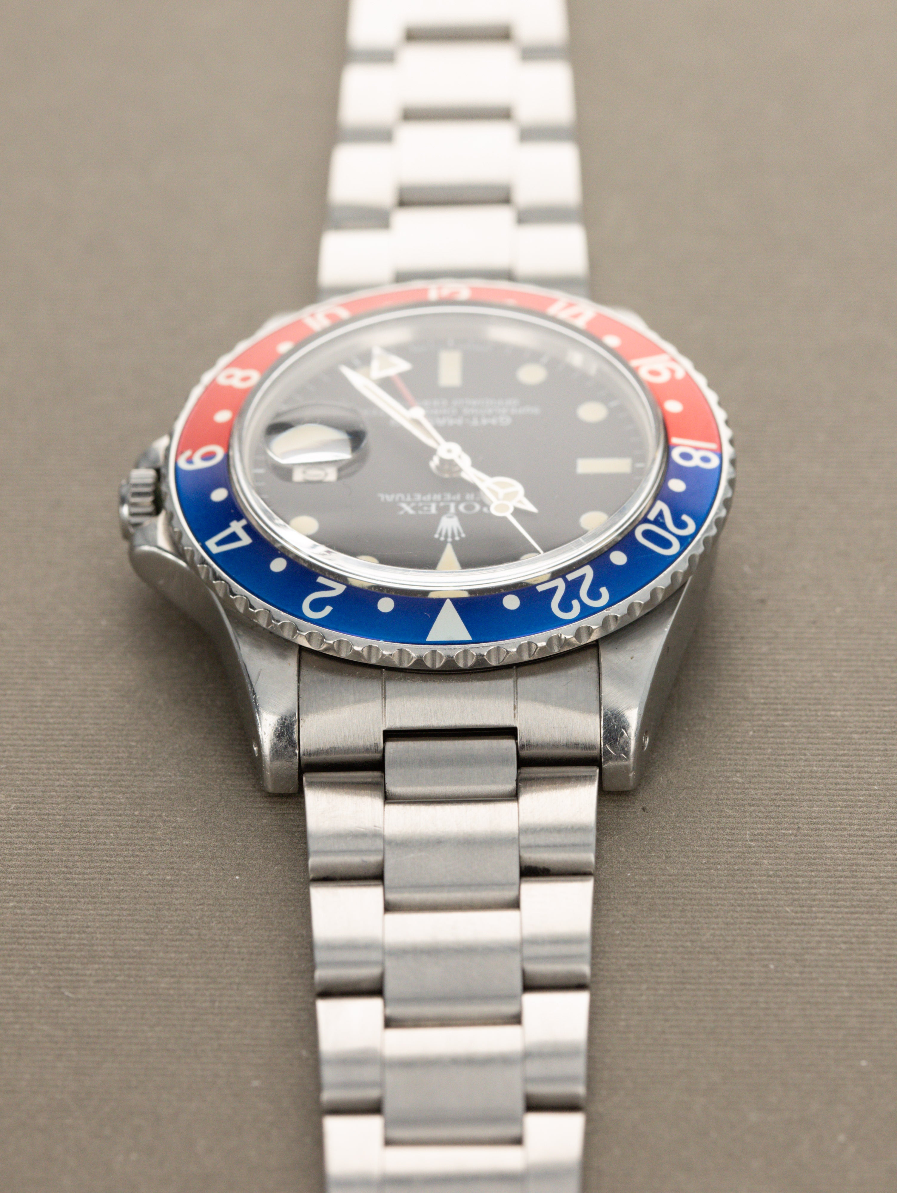 Rolex GMT-Master Ref. 16750 'Pepsi' - Transitional Matte Dial Unpolished