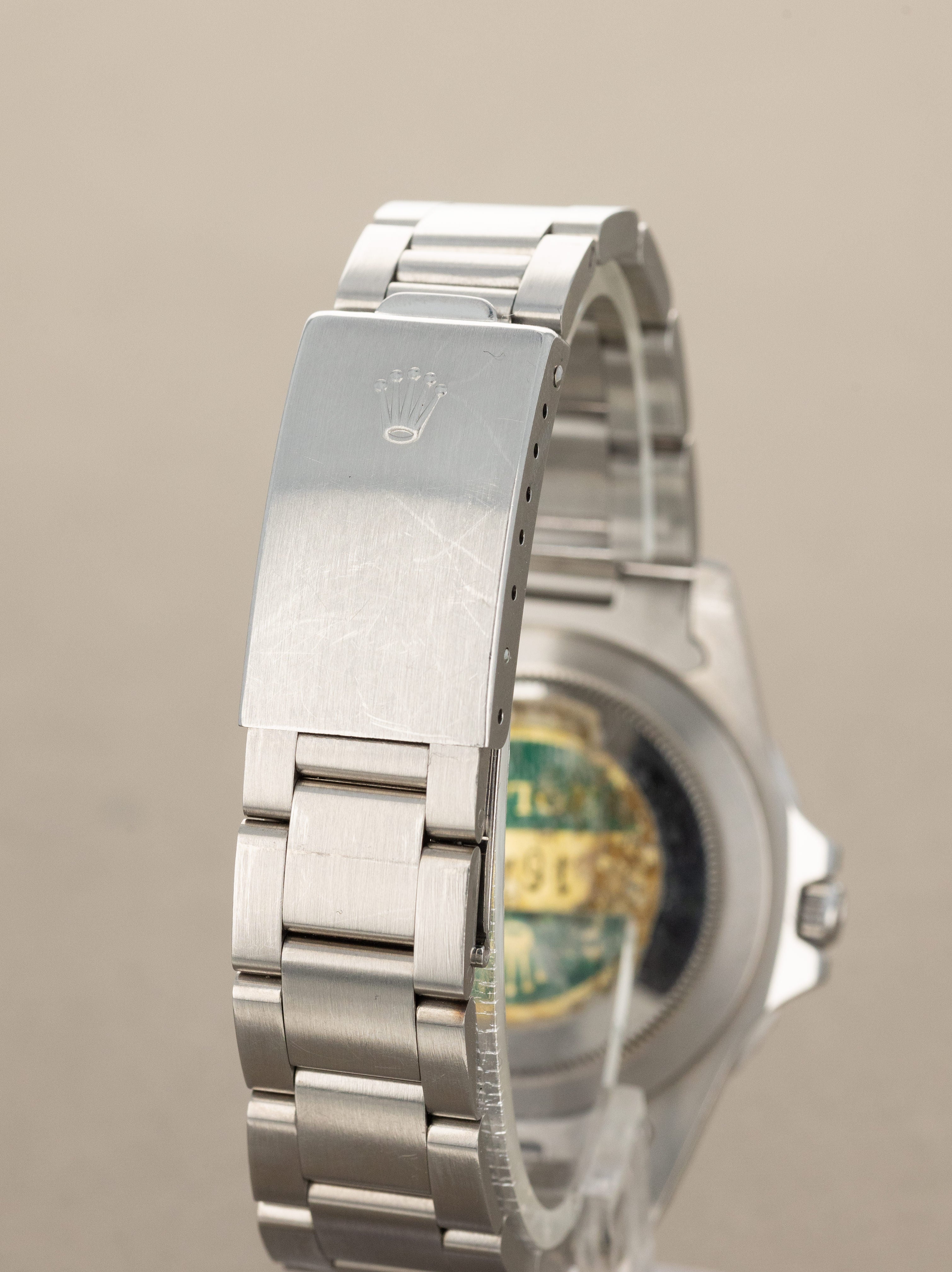 Rolex GMT-Master Ref. 16750 'Pepsi' - Transitional Matte Dial Caseback Sticker