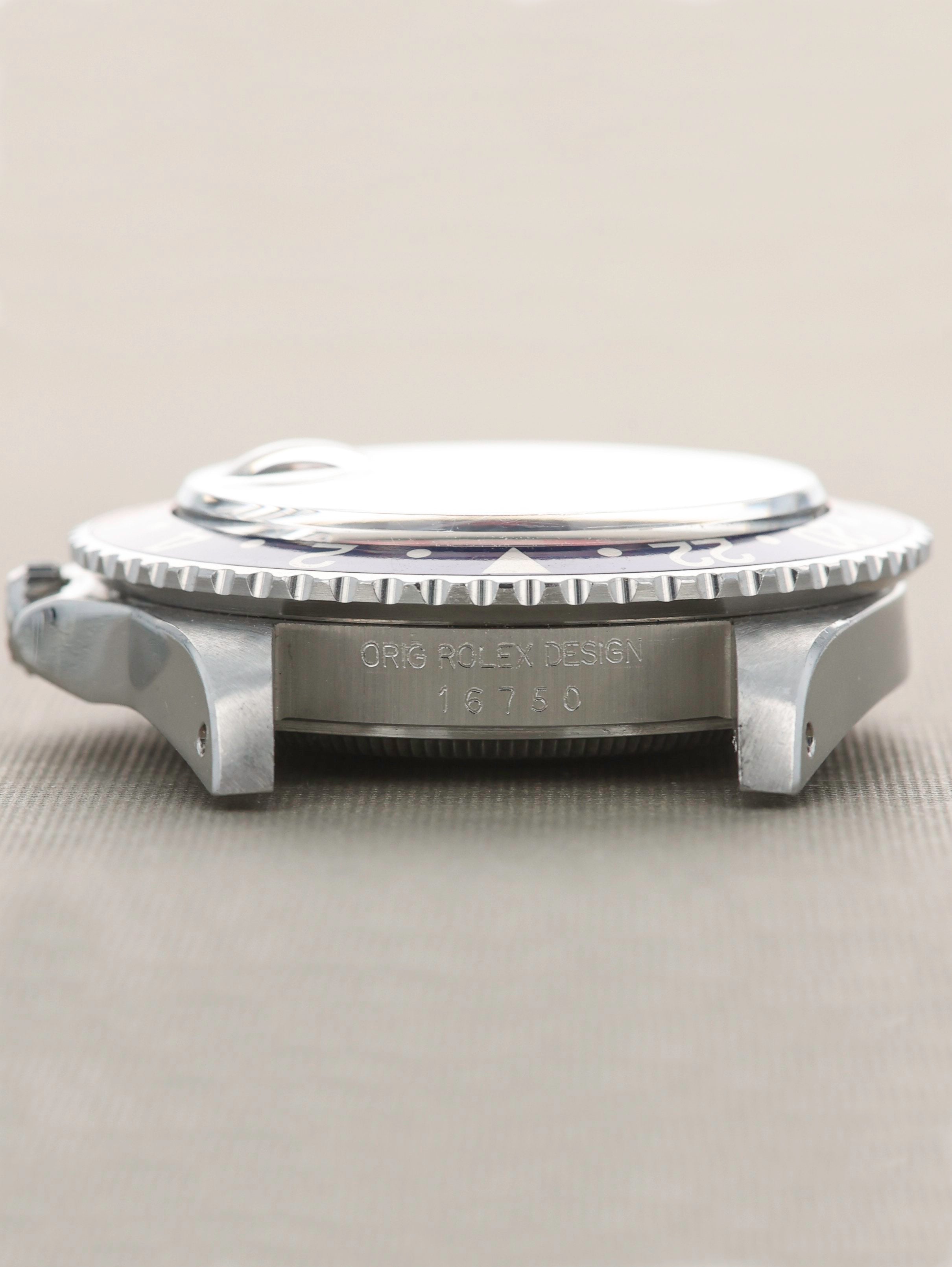 Rolex GMT-Master Ref. 16750 Pumpkin Unpolished