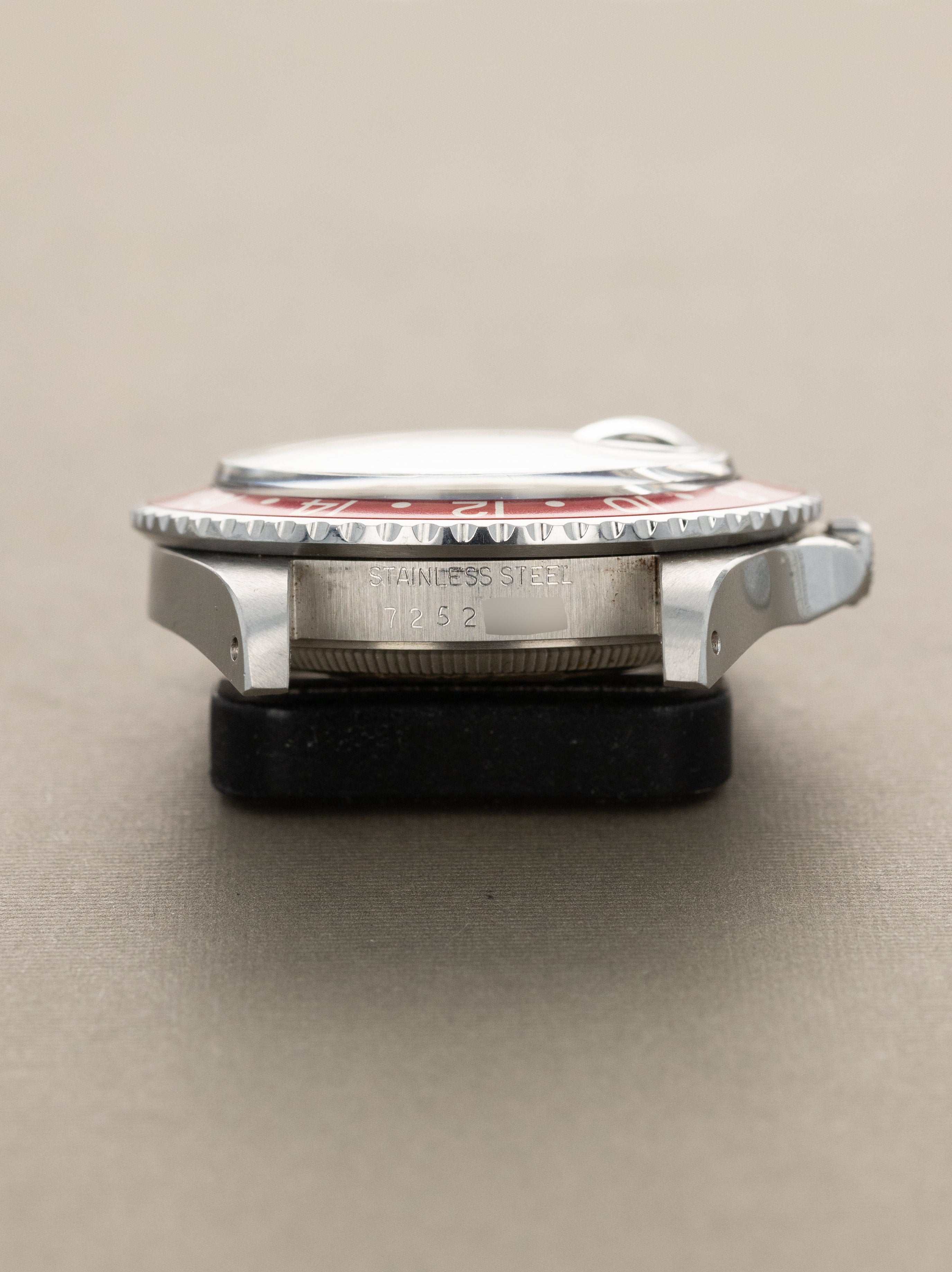 Rolex GMT-Master Ref. 16750 'Pepsi' - Transitional Matte Dial Caseback Sticker