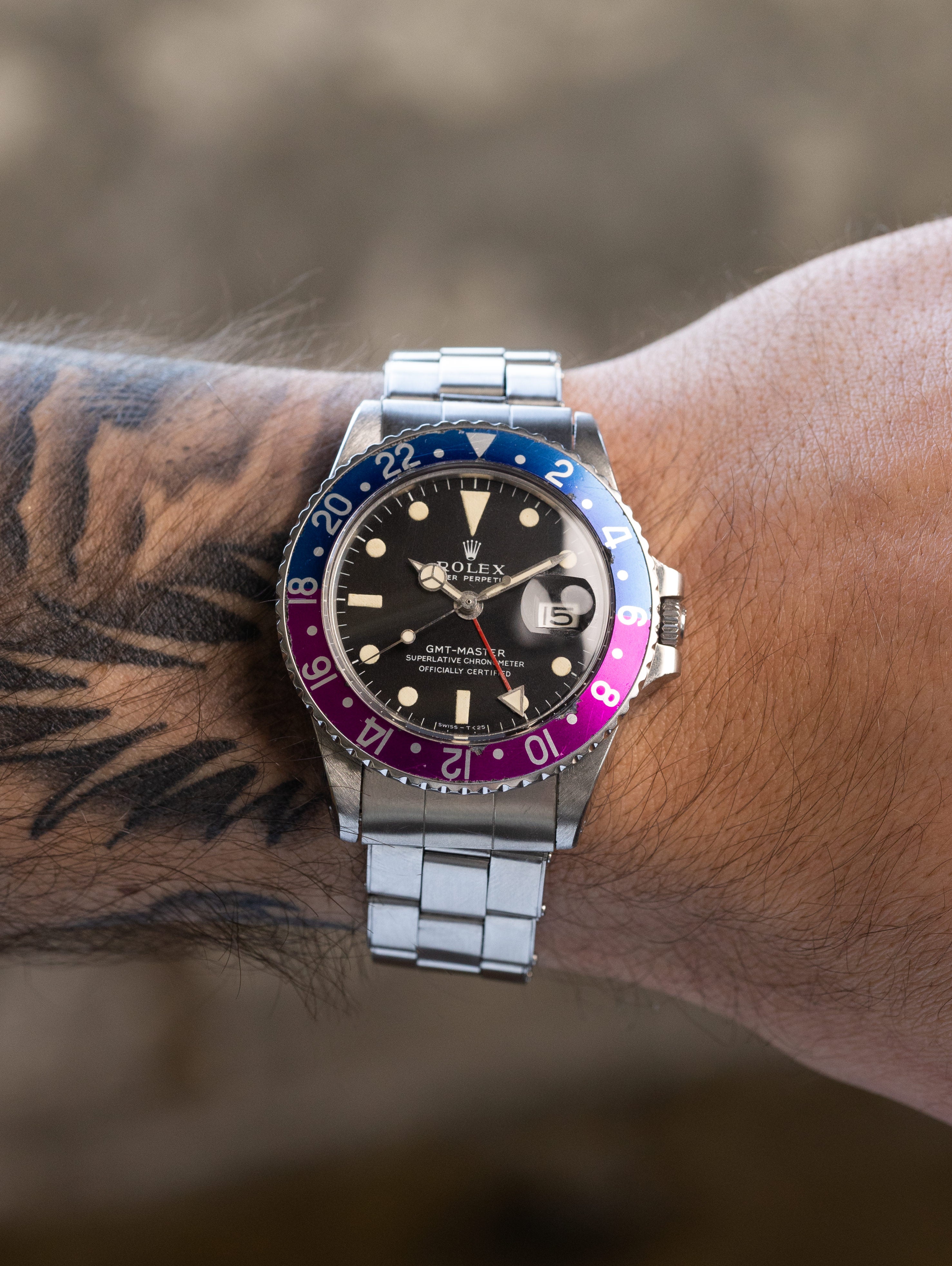 Rolex GMT-Master Ref. 1675 - 'Fuchsia' MK1