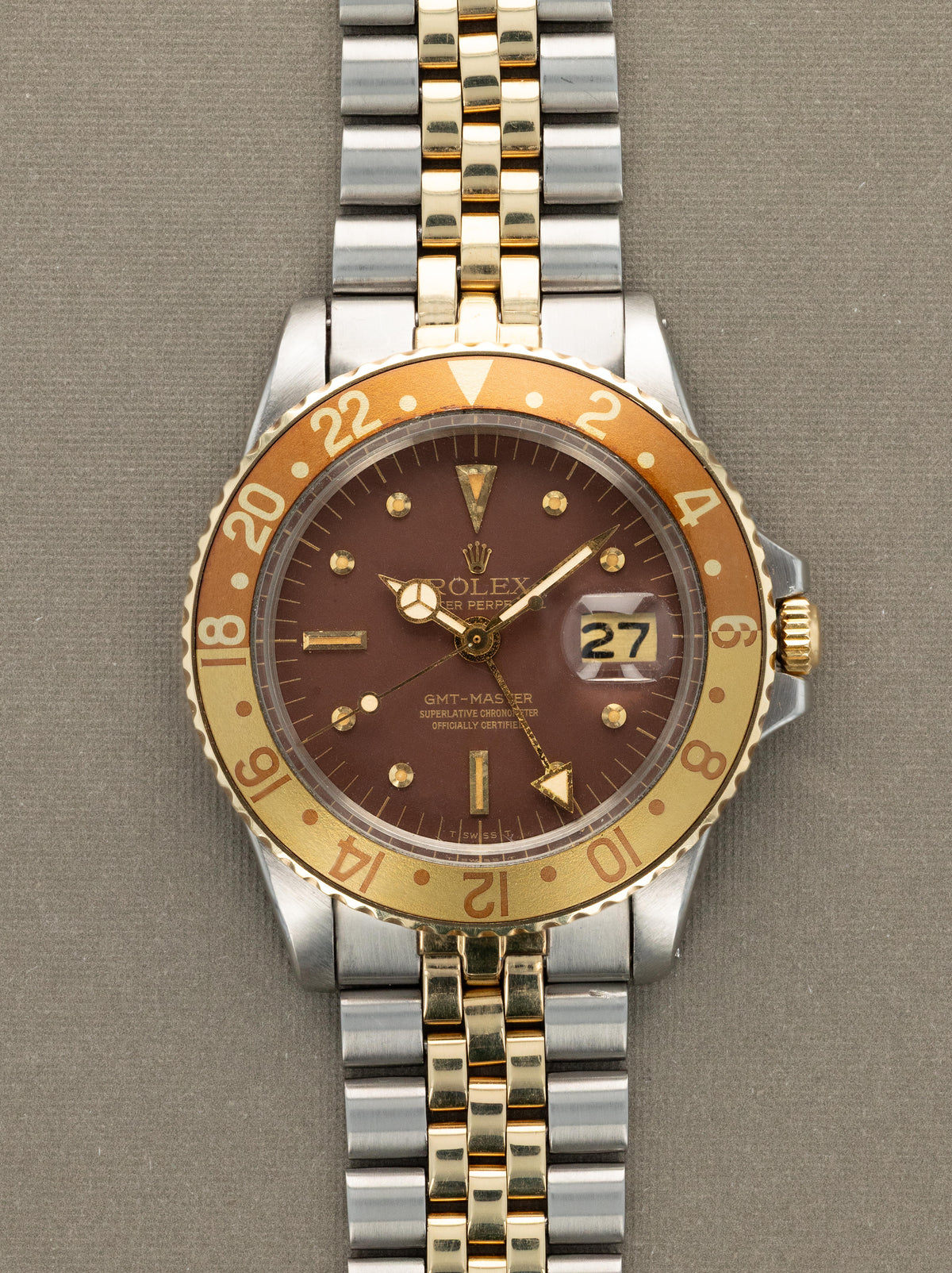 Rolex GMT-Master Ref. 1675/3 - Matte Brown 'Nipple' Dial