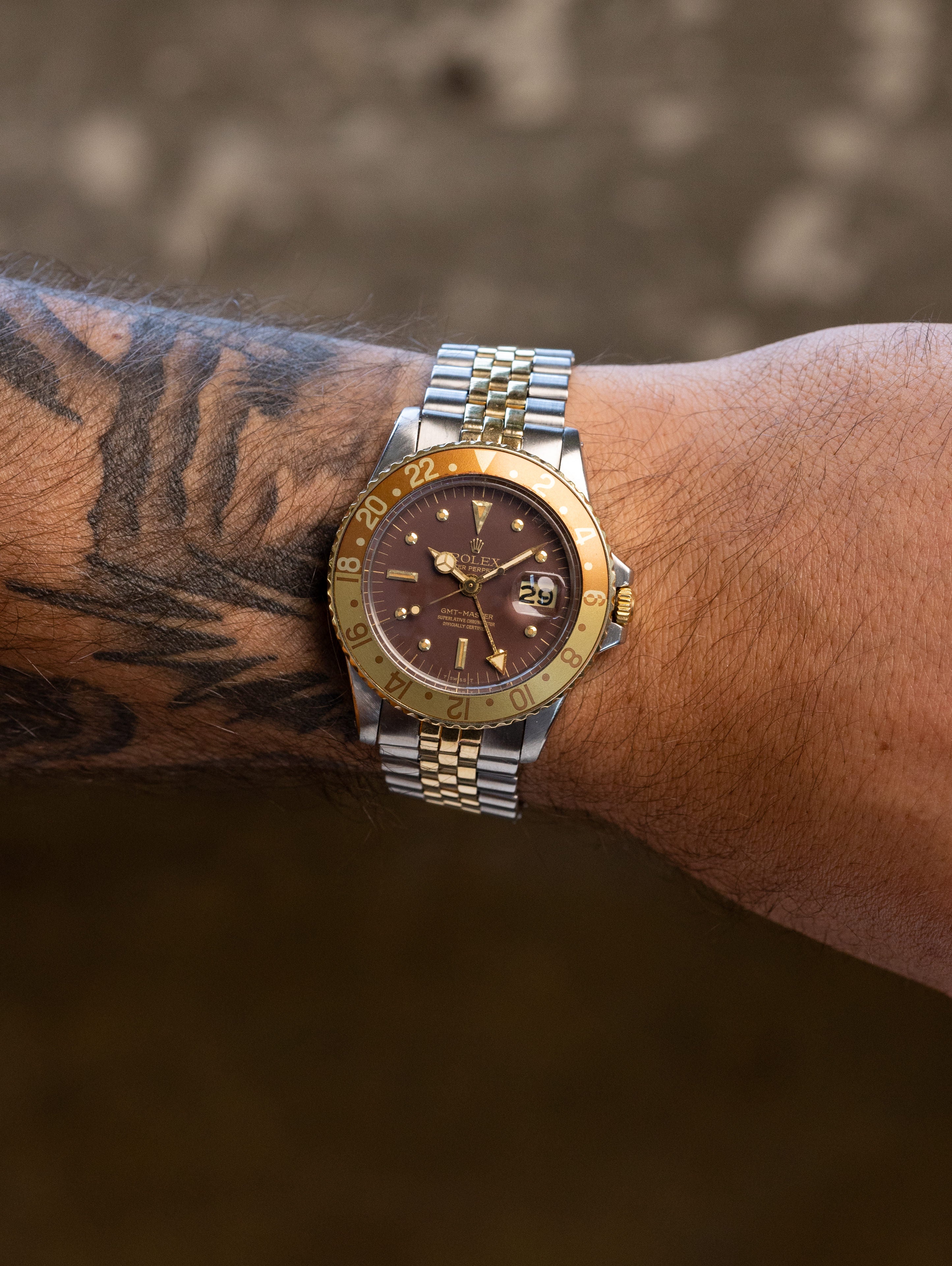 Rolex GMT-Master Ref. 1675/3 - Matte Brown 'Nipple' Dial