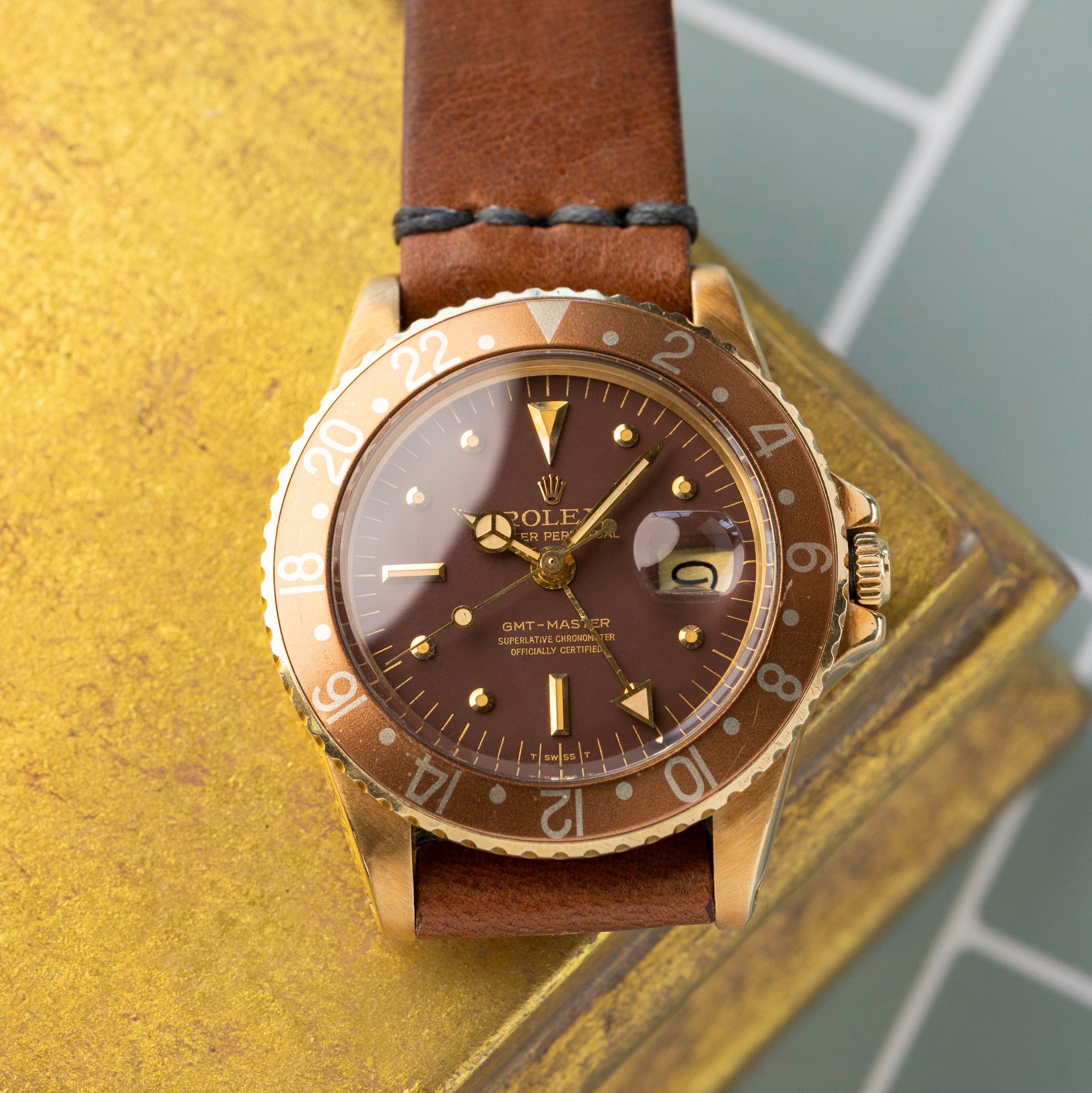 Rolex GMT-Master Ref. 1675 - Gold Root Beer