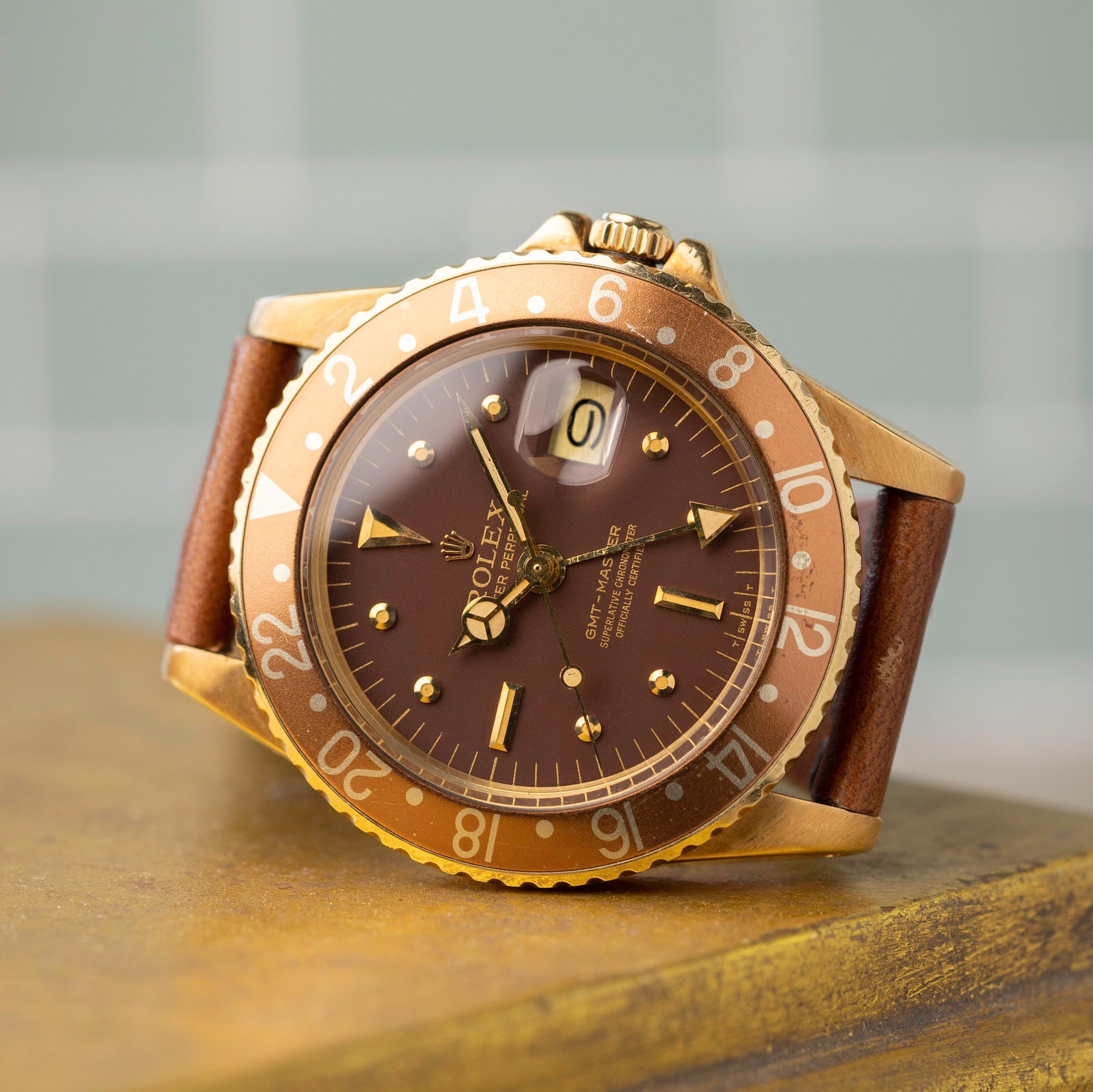 Rolex GMT-Master Ref. 1675 - Gold Root Beer