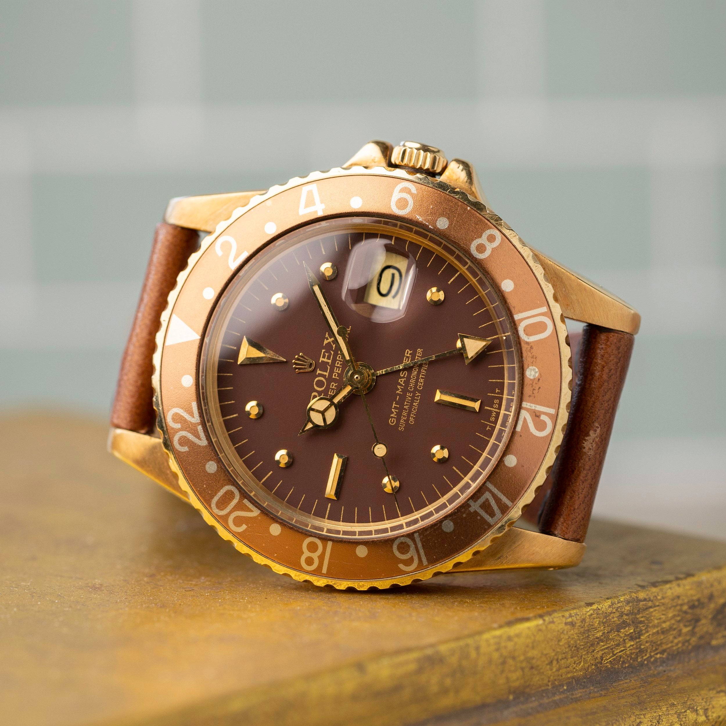 Rolex GMT-Master Ref. 1675 - Gold Root Beer