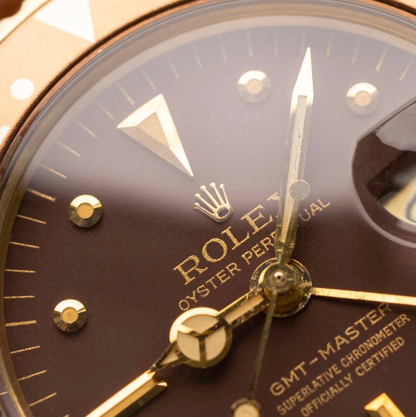 Rolex GMT-Master Ref. 1675 - Gold Root Beer
