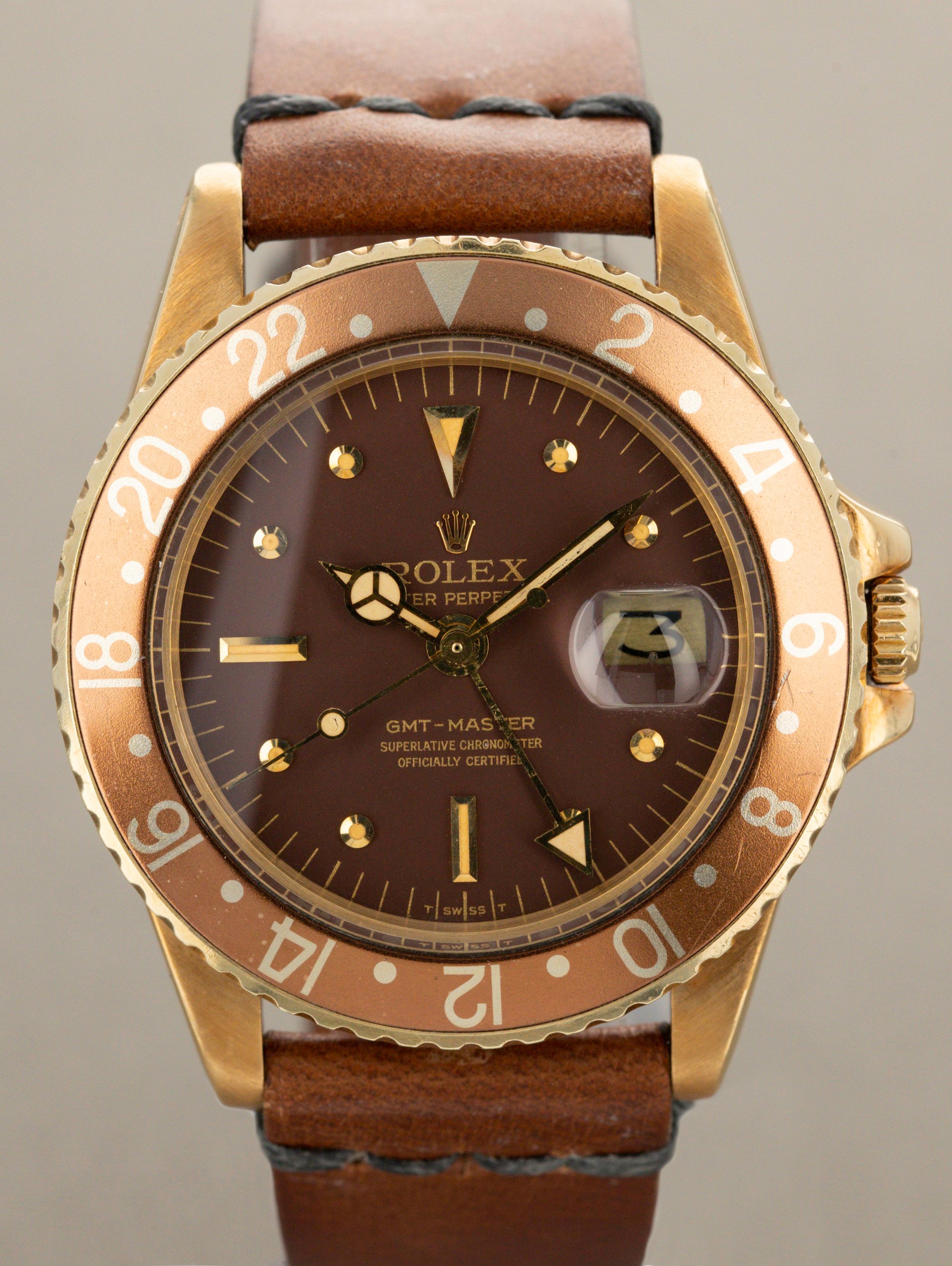 Rolex GMT-Master Ref. 1675 - Gold Root Beer