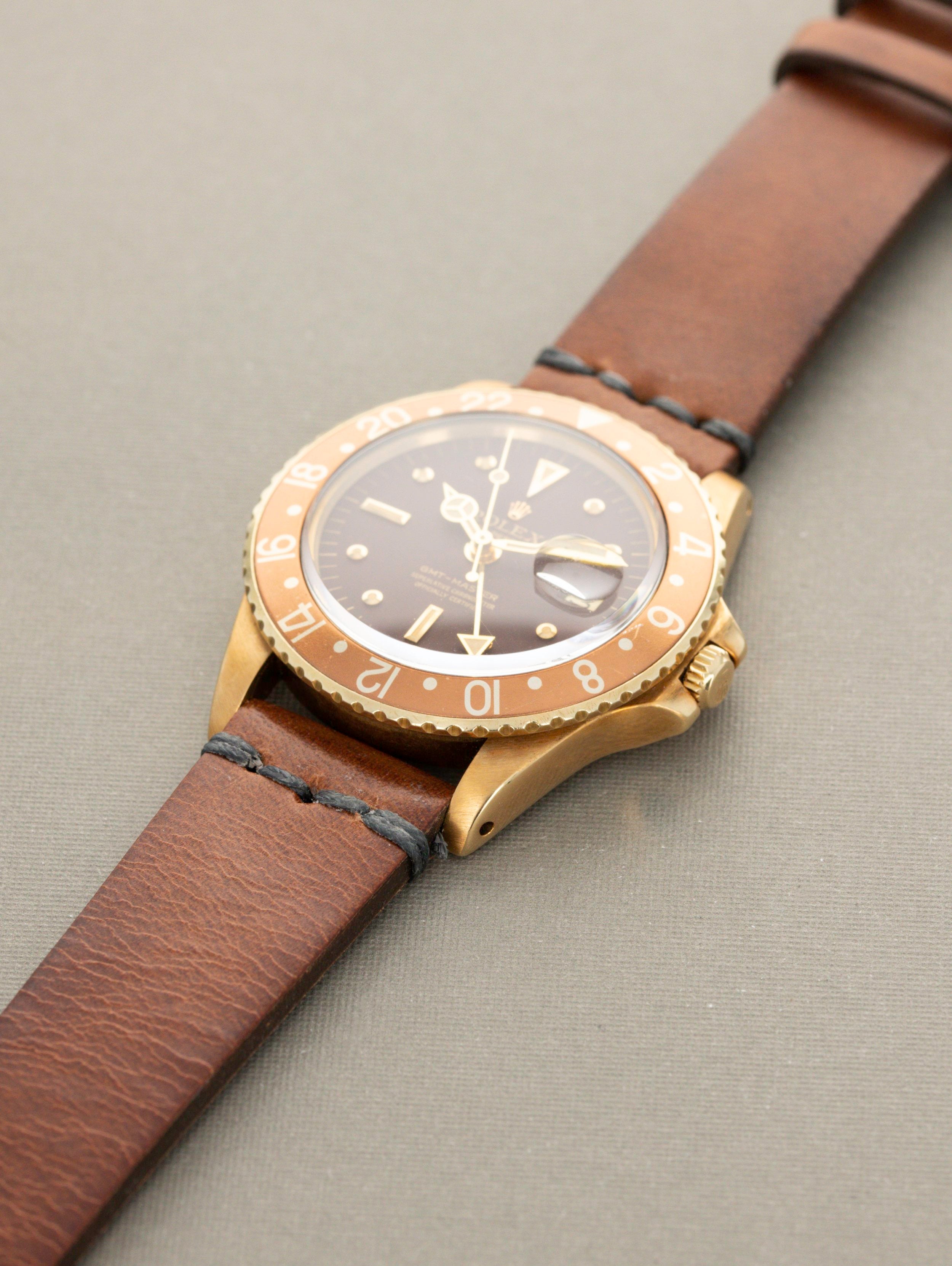 Rolex GMT-Master Ref. 1675 - Gold Root Beer