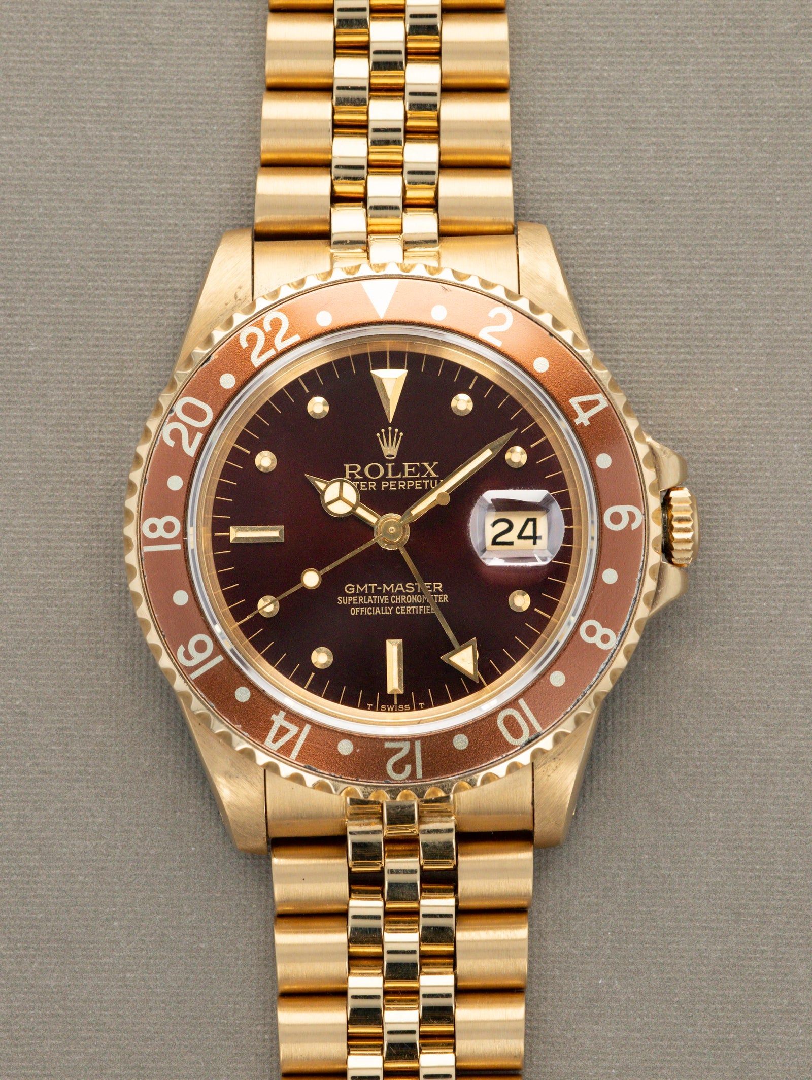 Rolex GMT-Master Ref. 16758 Oxblood Full Set