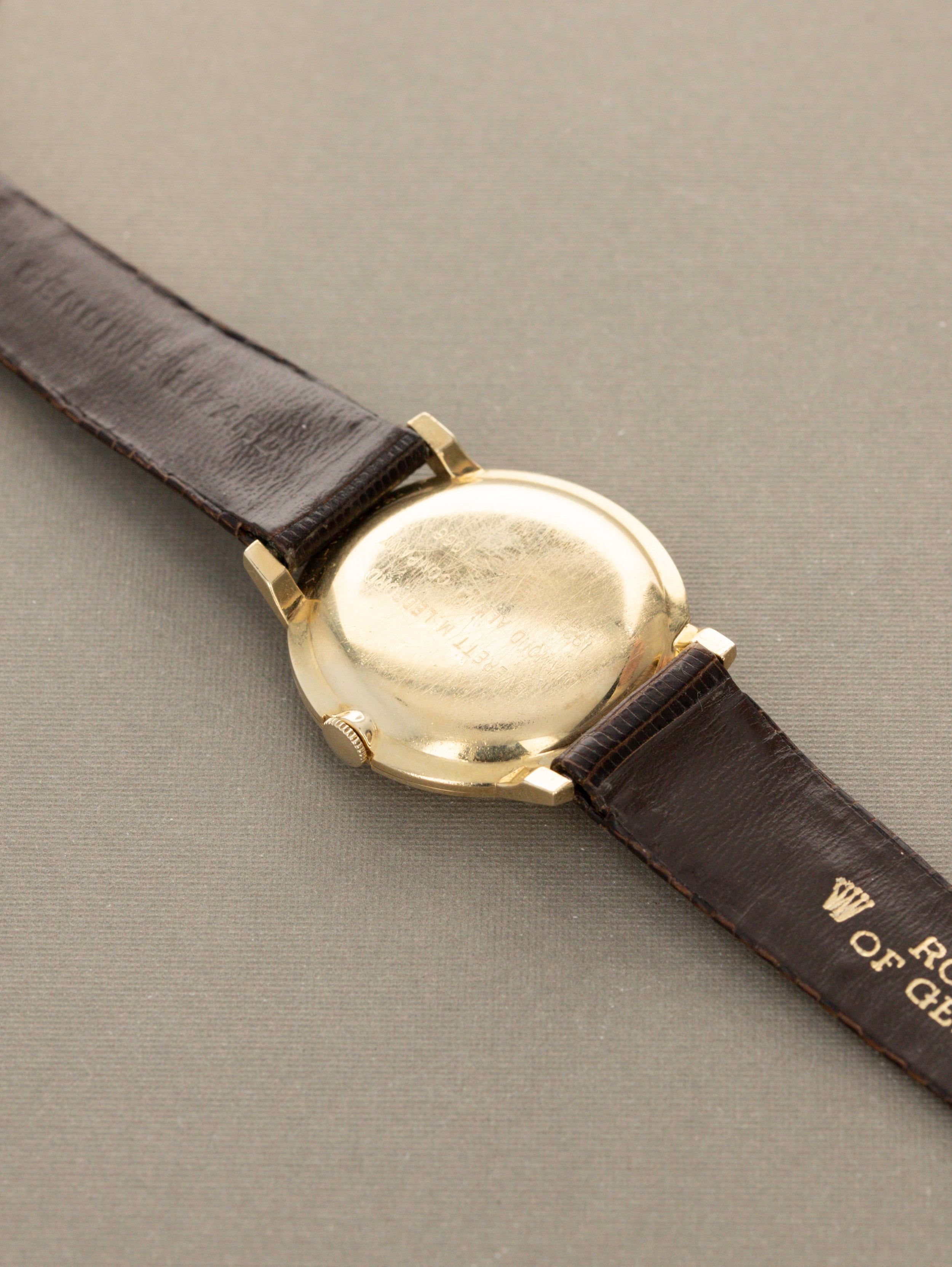 Rolex Ref. 3038 14k Diamond Alkaline Company Full Set