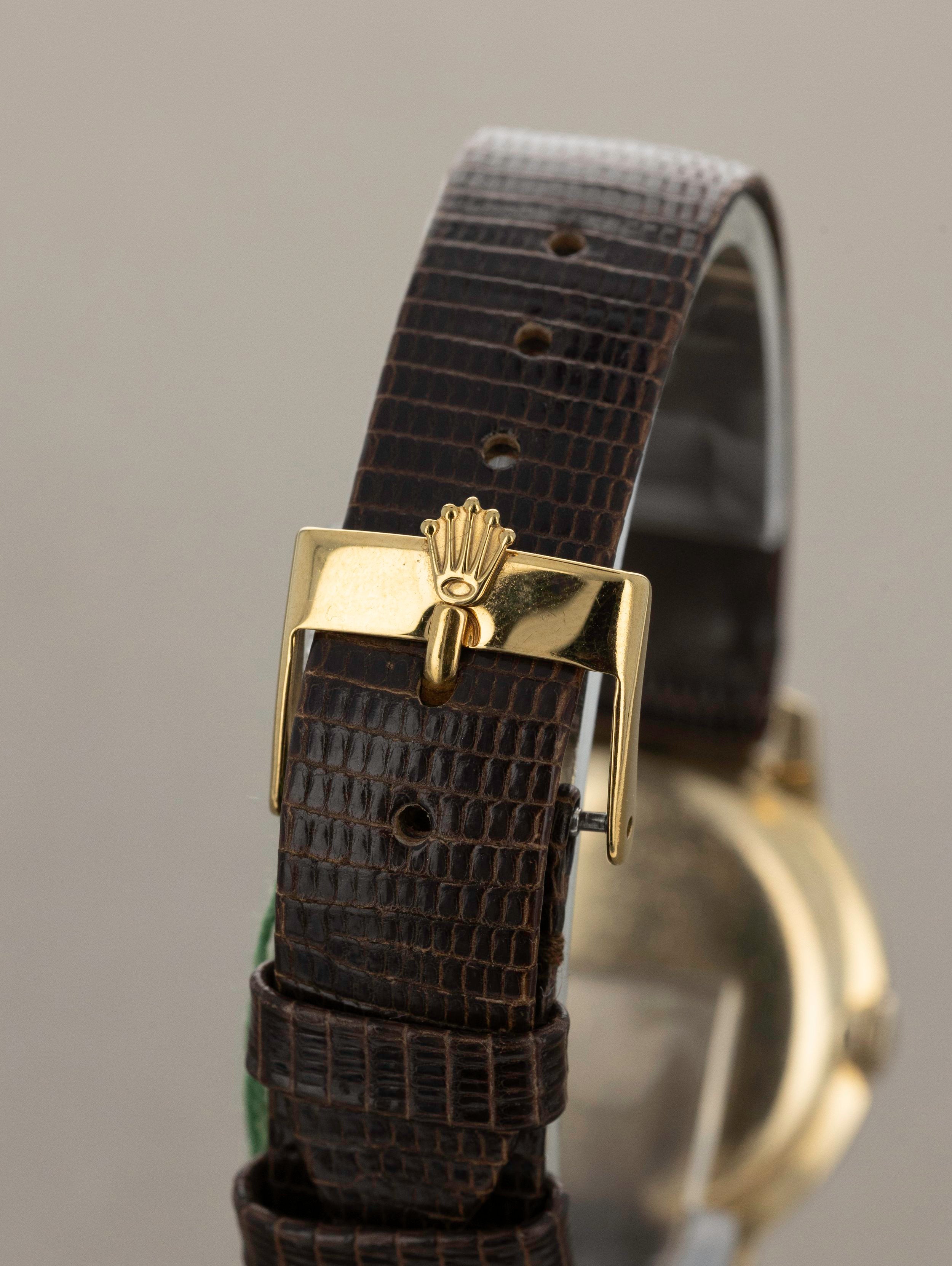 Rolex Ref. 3038 14k Diamond Alkaline Company Full Set