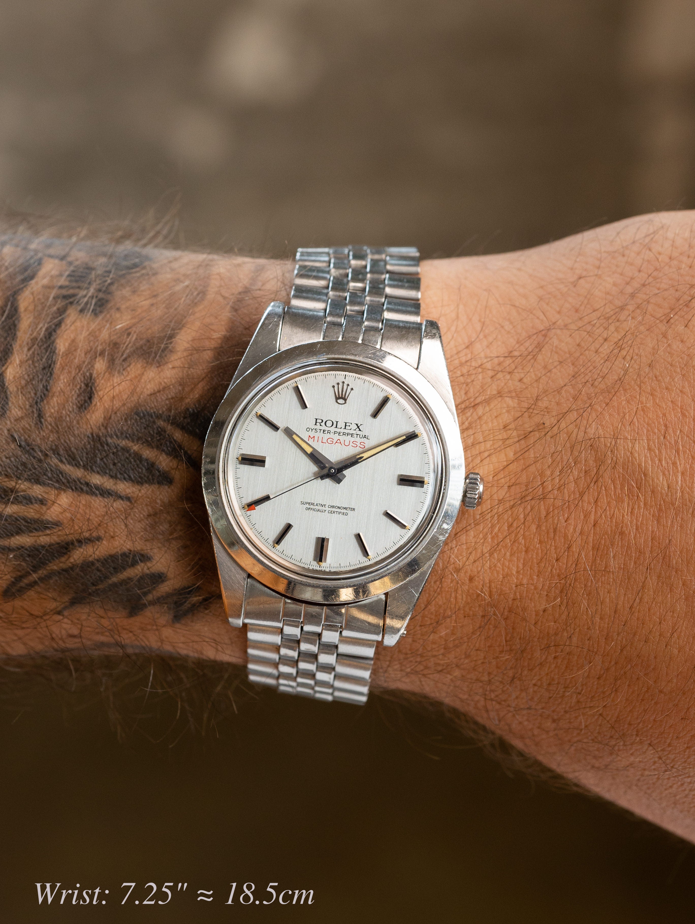 Rolex Milgauss Ref. 1019 - Brushed Silver Dial