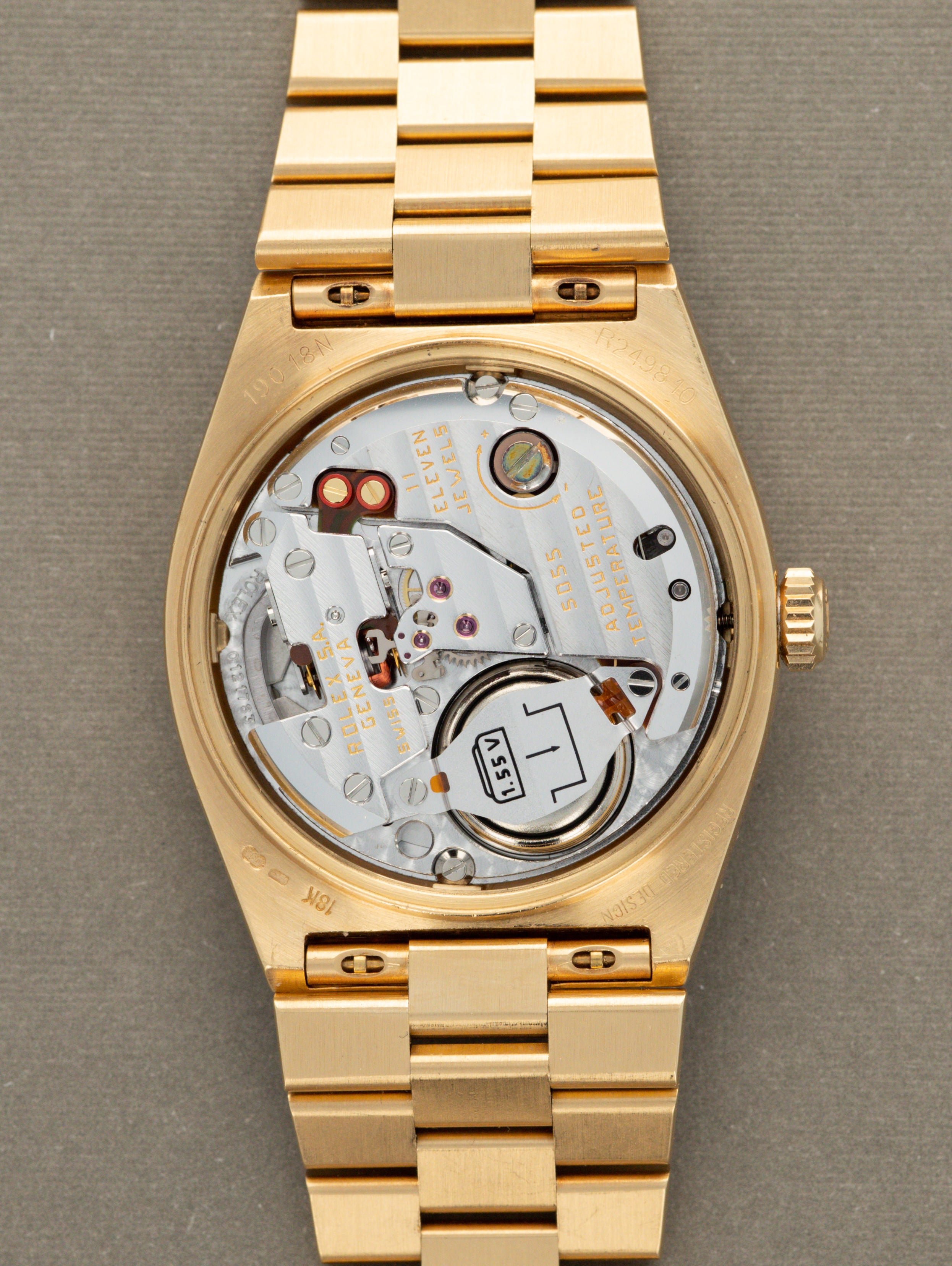 Rolex Oysterquartz Day-Date Ref. 19018N - 'Burlwood' Dial
