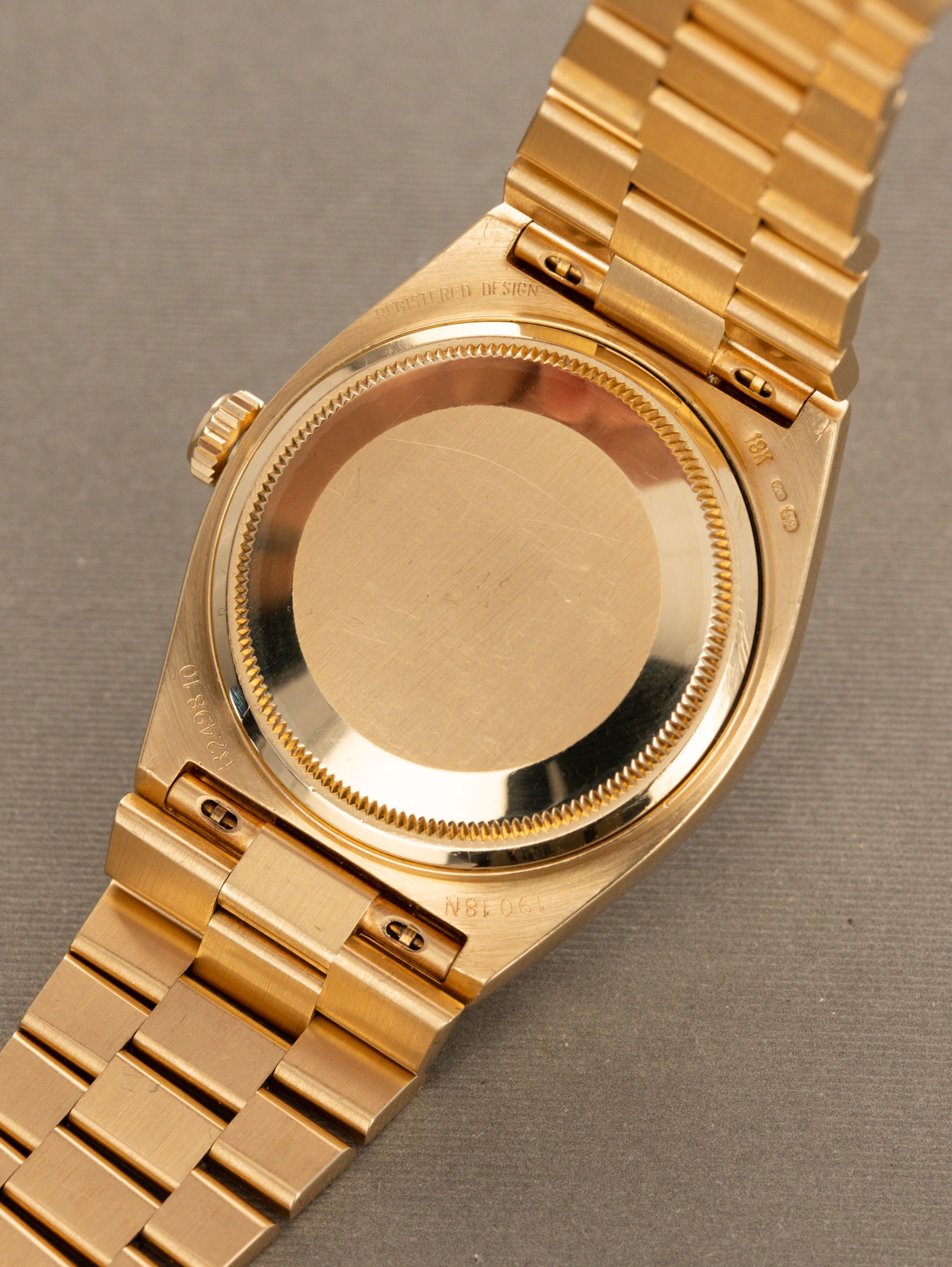 Rolex Oysterquartz Day-Date Ref. 19018N - 'Burlwood' Dial