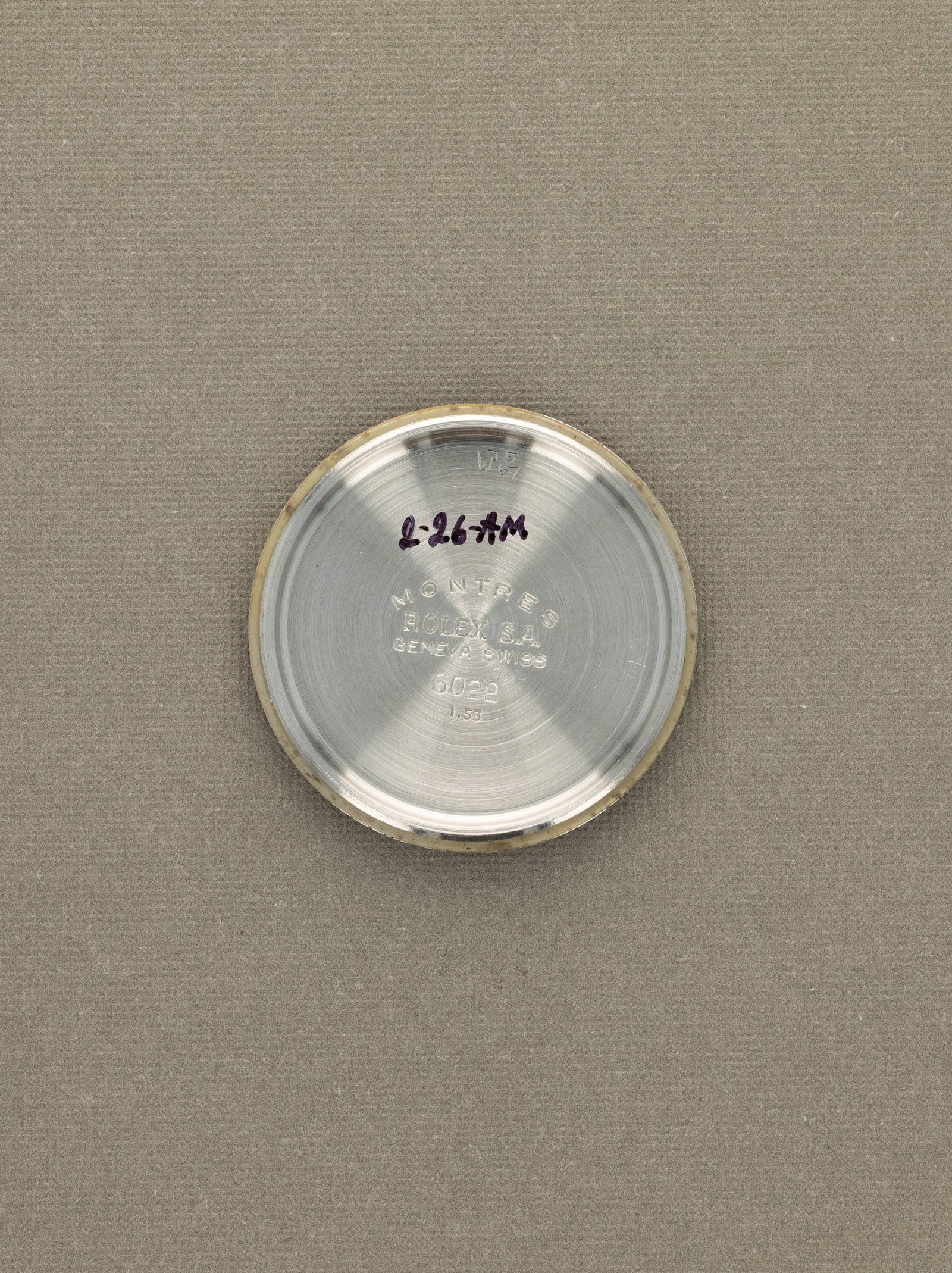 Rolex Oyster Precision Ref. 6022 - Silver 'A.&J. Smith Aberdeen' Dial