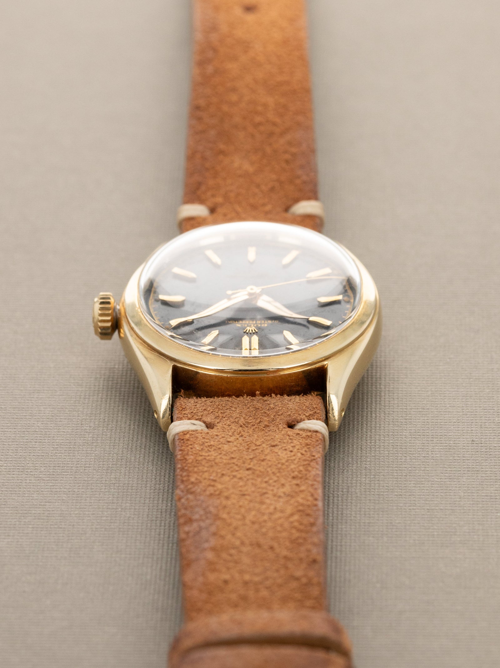Rolex Oyster Perpetual Ref. 6084 - Black 'Gilt' Patina Dial