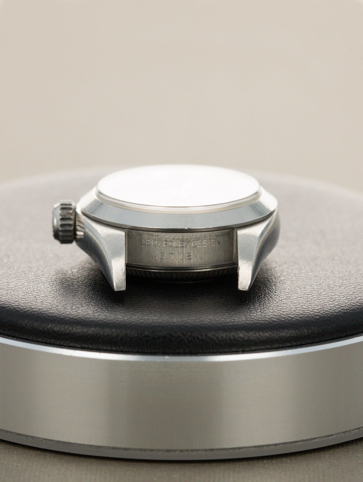 Rolex Oyster Perpetual Ref. 67180 - Gloss Black Tritium Dial Unpolished