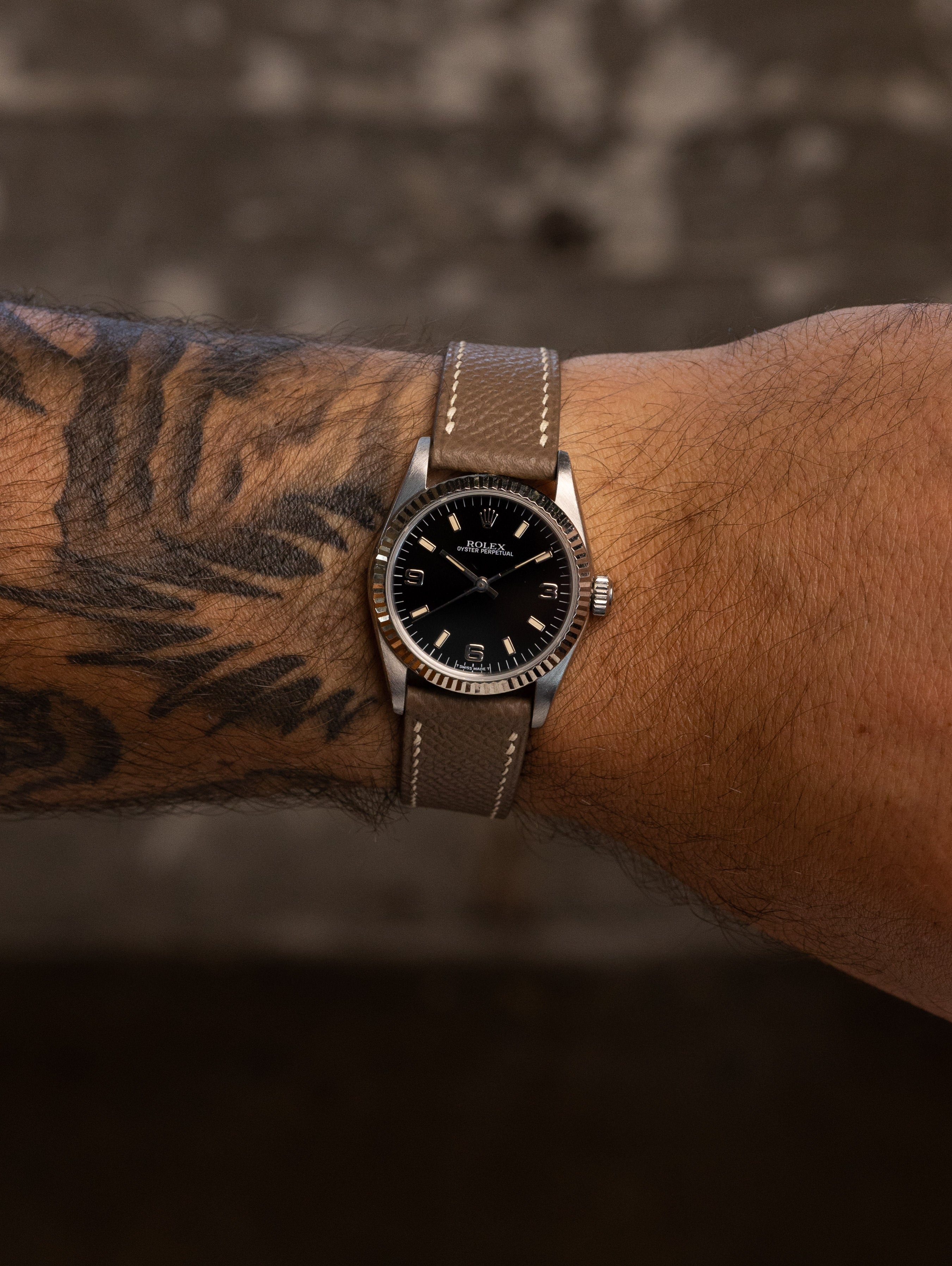 Rolex Oyster Perpetual Ref. 67514 'Midsize' - Gloss Black 'Explorer' Dial