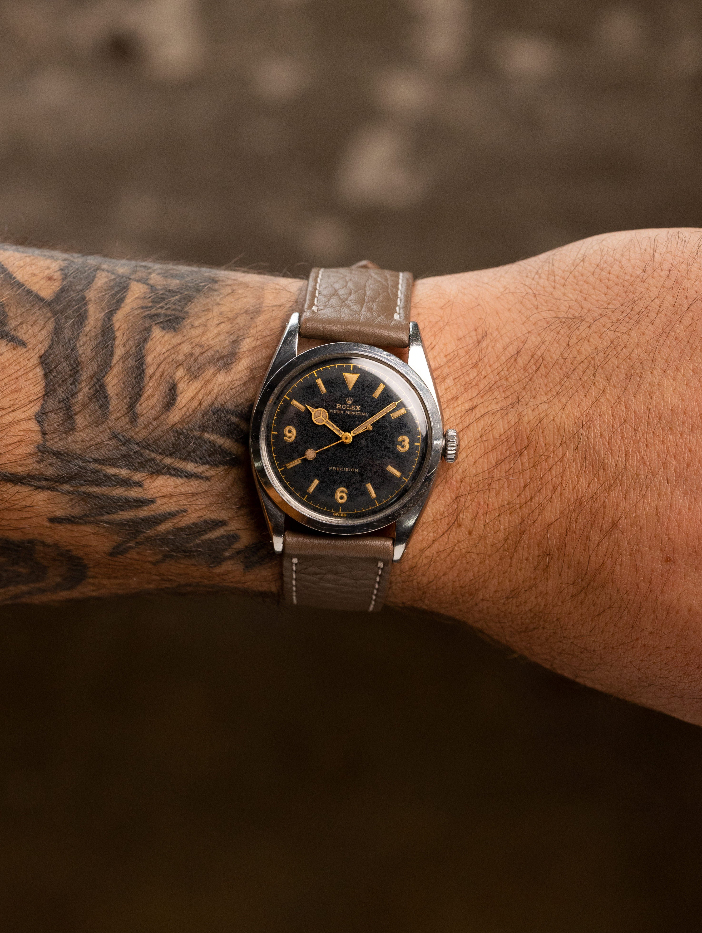 Rolex 'Pre-Explorer Ref. 6150 - Gilt 'Precision' Dial