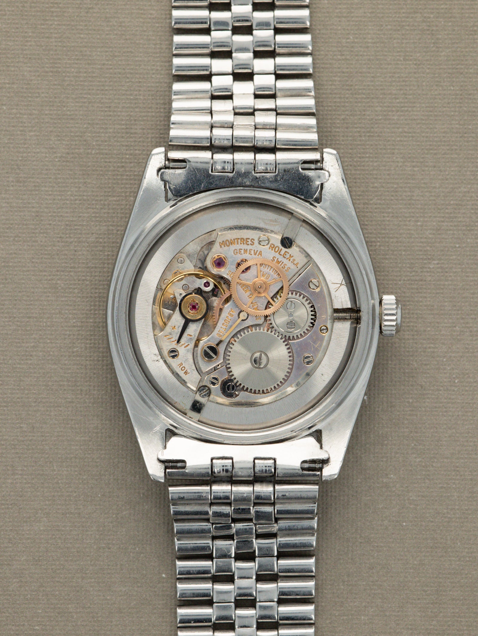 Rolex Oyster Ref. 6424 - 'Jumbo' Black 'Gilt ' Dial
