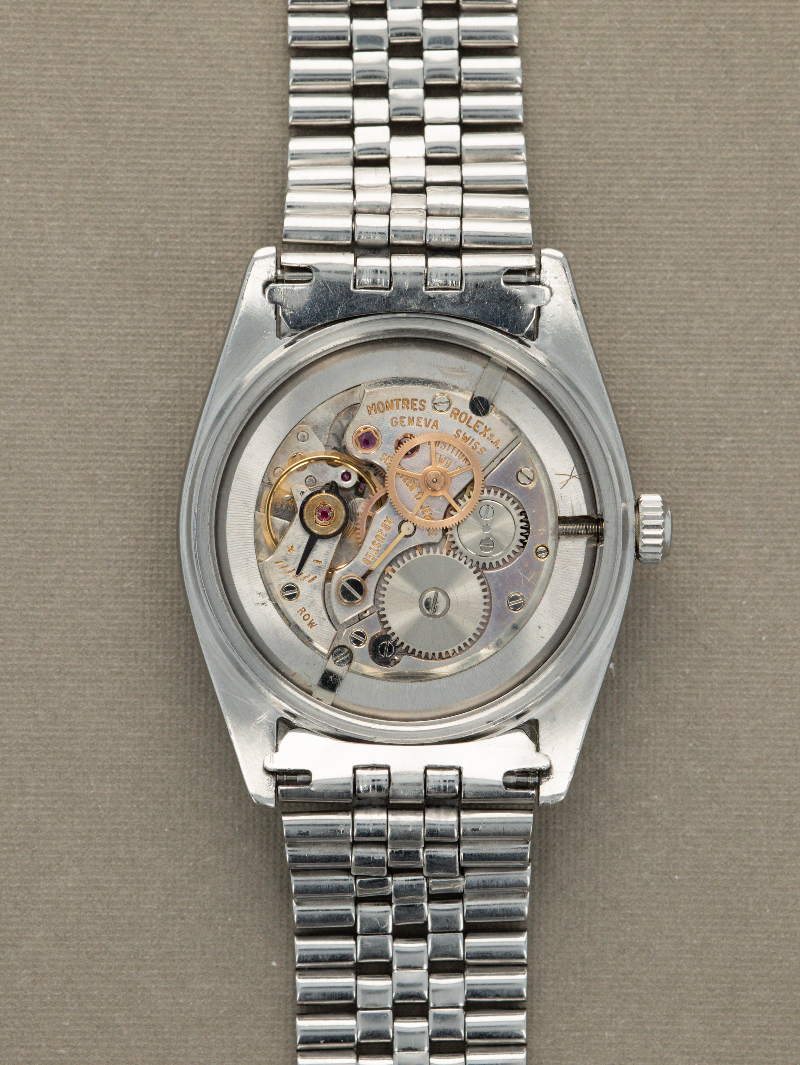 Rolex Oyster Ref. 6424 - 'Jumbo' Black 'Gilt ' Dial