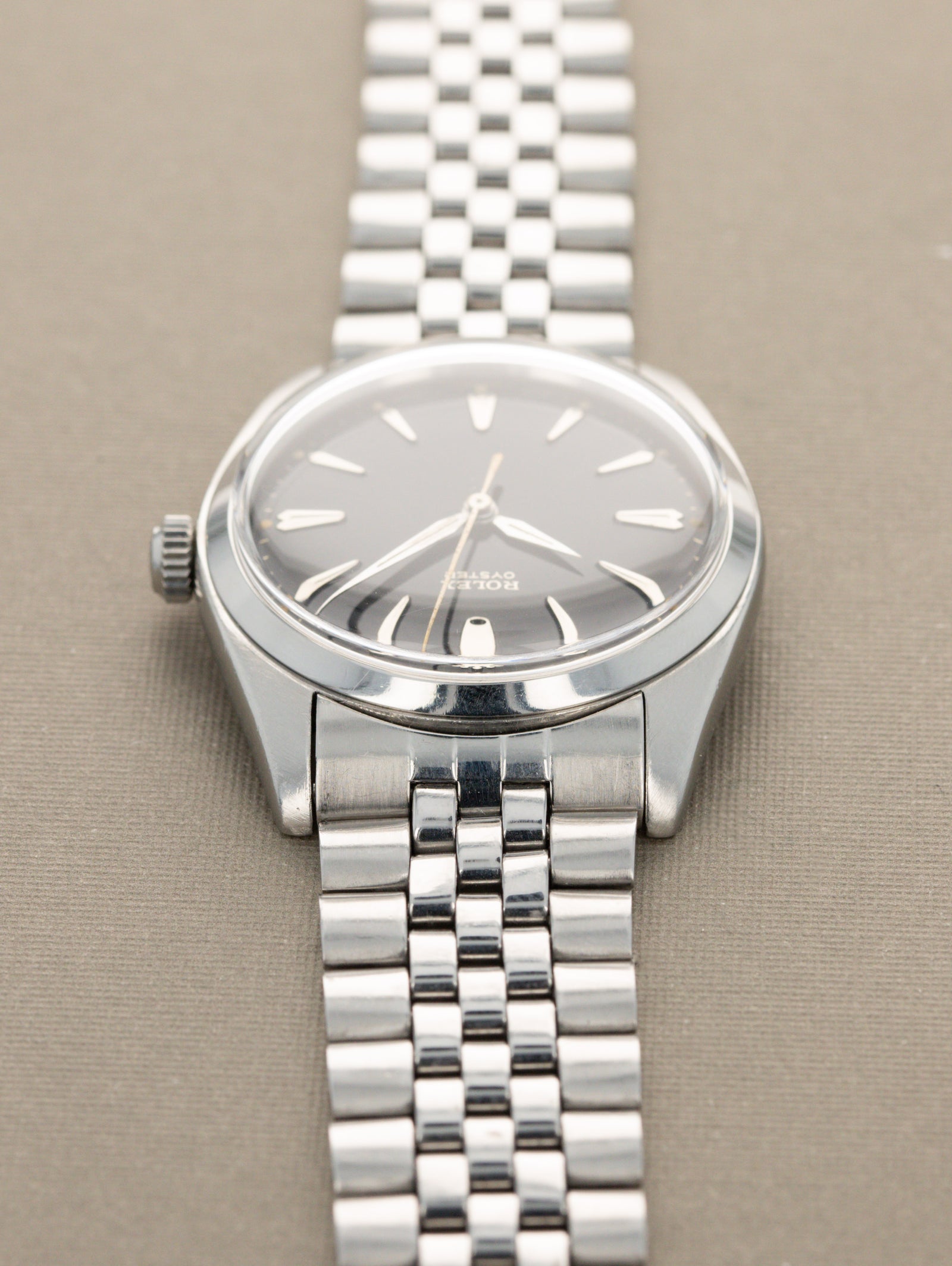 Rolex Oyster Ref. 6424 - 'Jumbo' Black 'Gilt ' Dial