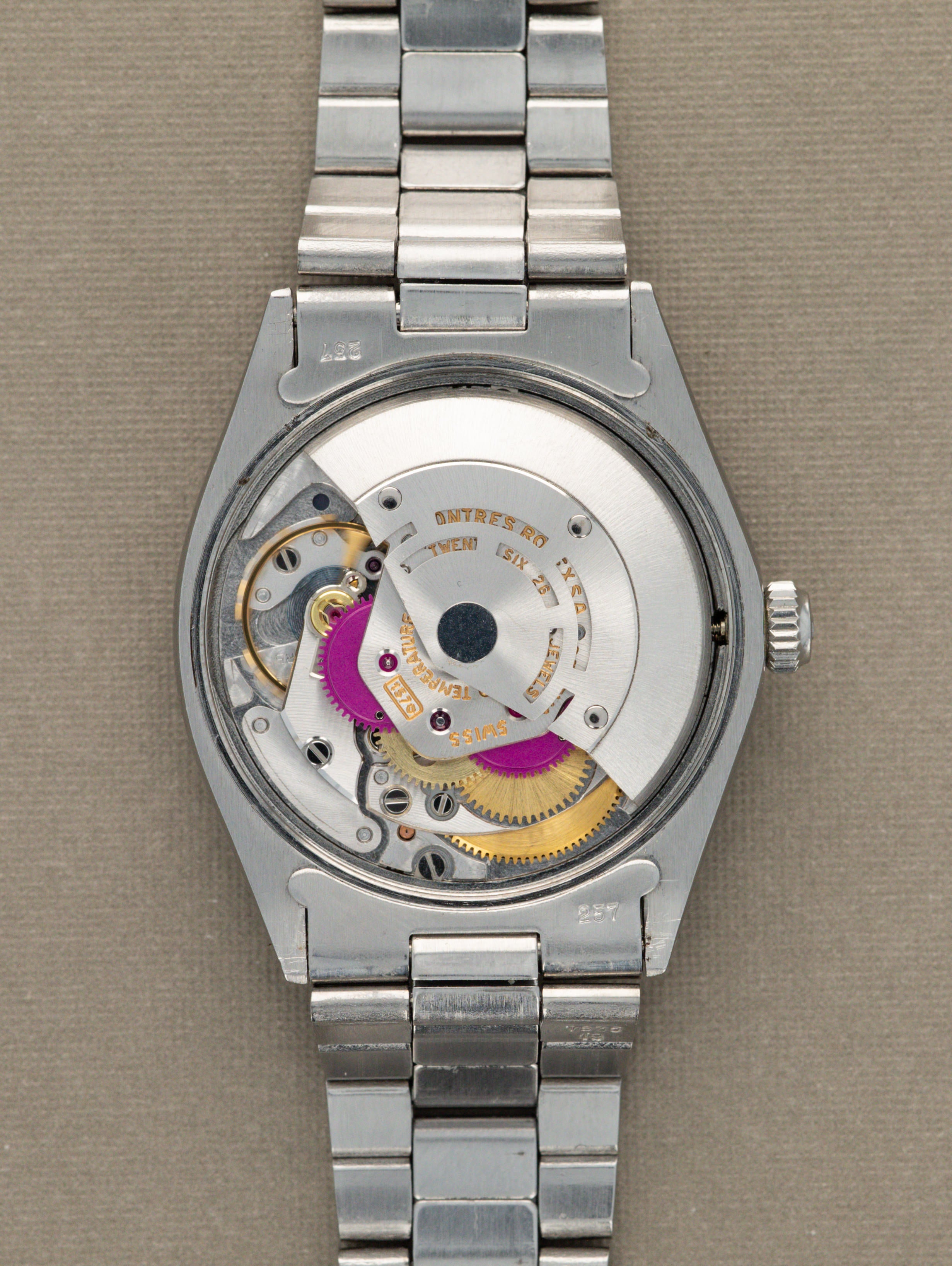 Rolex Oyster Perpetual Ref. 1002 - Blue 'Mosaic' Dial Unpolished