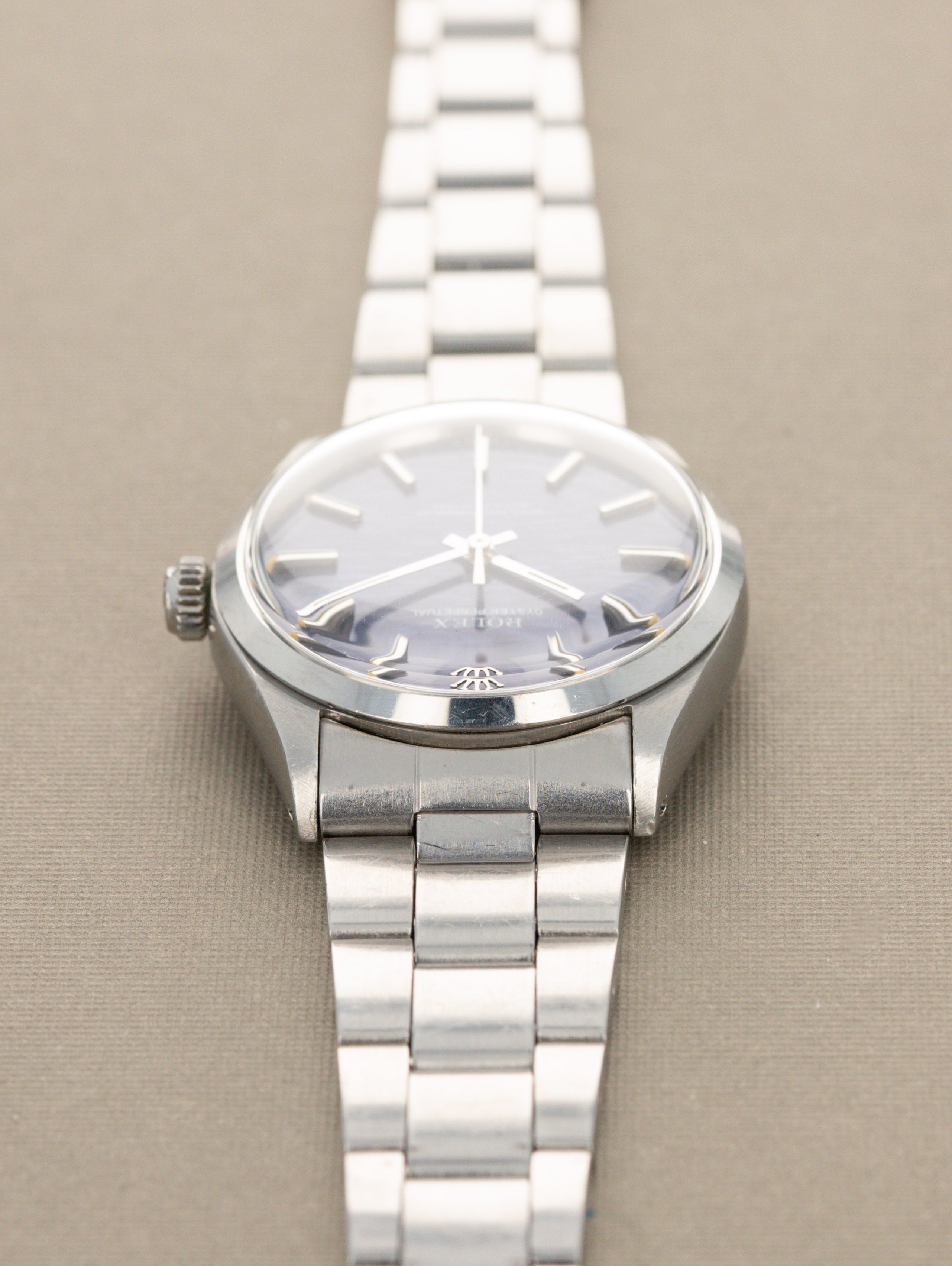Rolex Oyster Perpetual Ref. 1002 - Blue 'Mosaic' Dial Unpolished