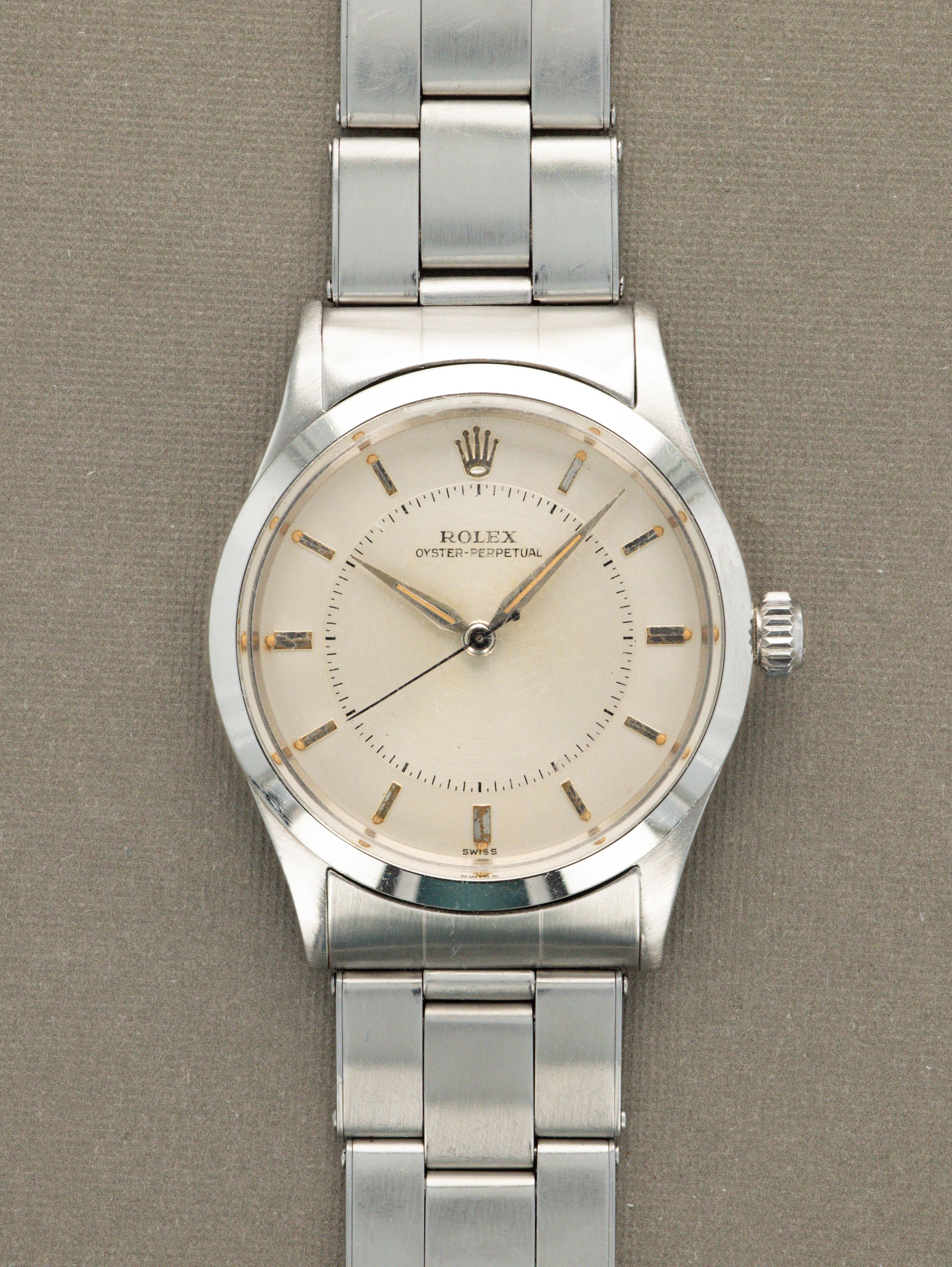 Rolex Oyster Perpetual Ref. 6532 - Silver 'Concentric-Sector' Dial