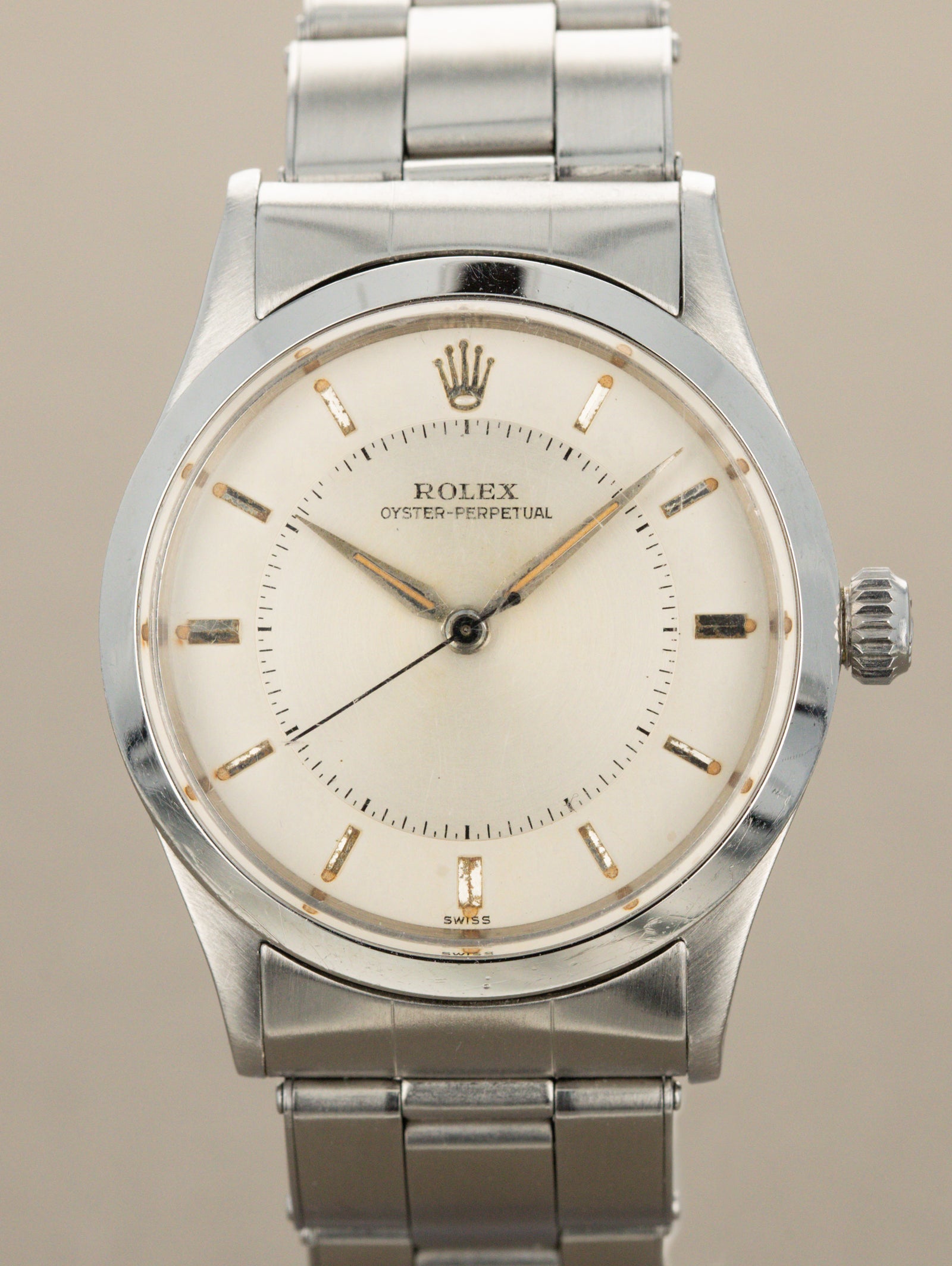 Rolex Oyster Perpetual Ref. 6532 - Silver 'Concentric-Sector' Dial