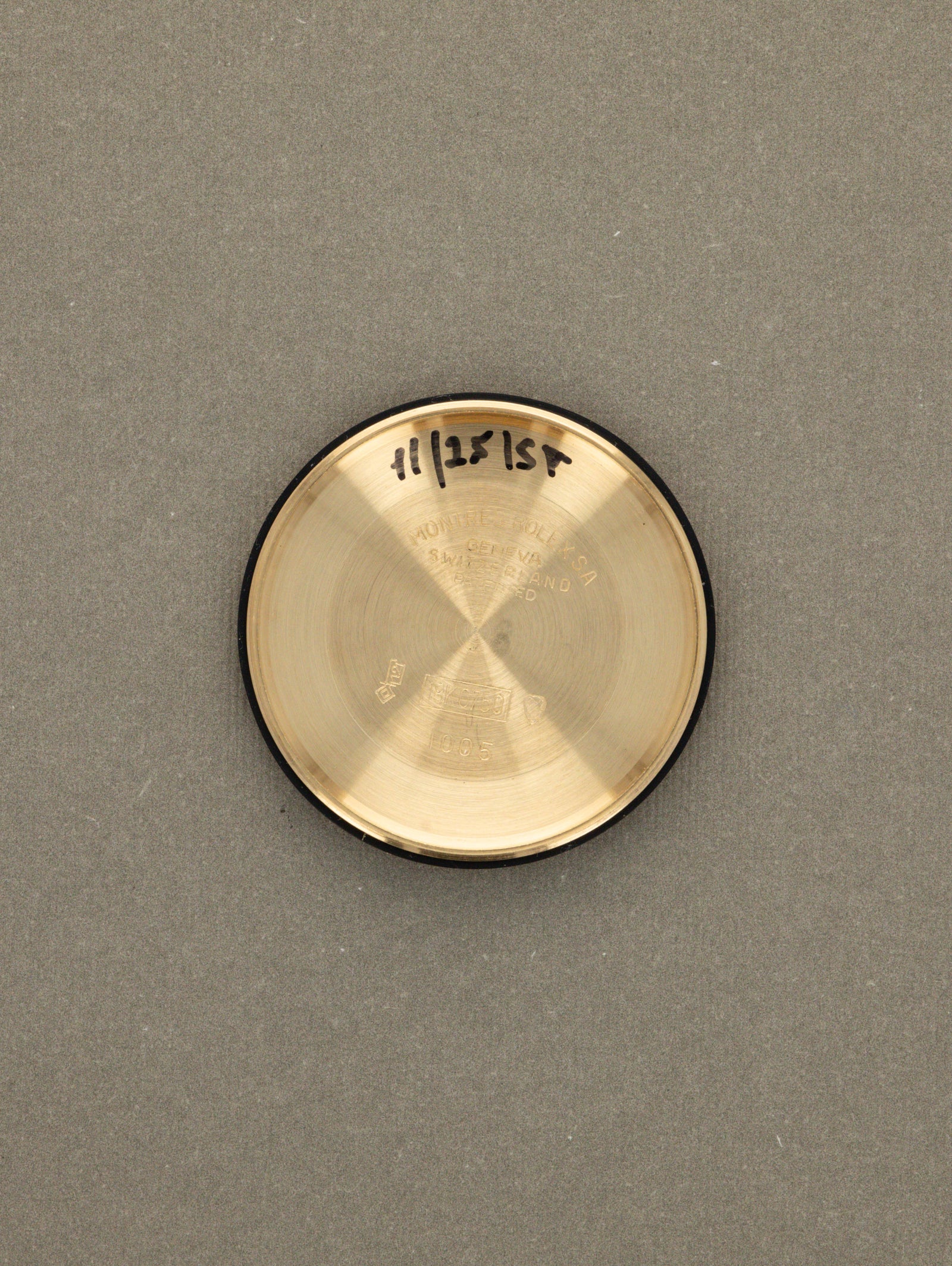 Rolex Oyster Perpetual Ref. 1009 'Zephyr' - Champagne 'Crosshair' Dial French Import Unpolished