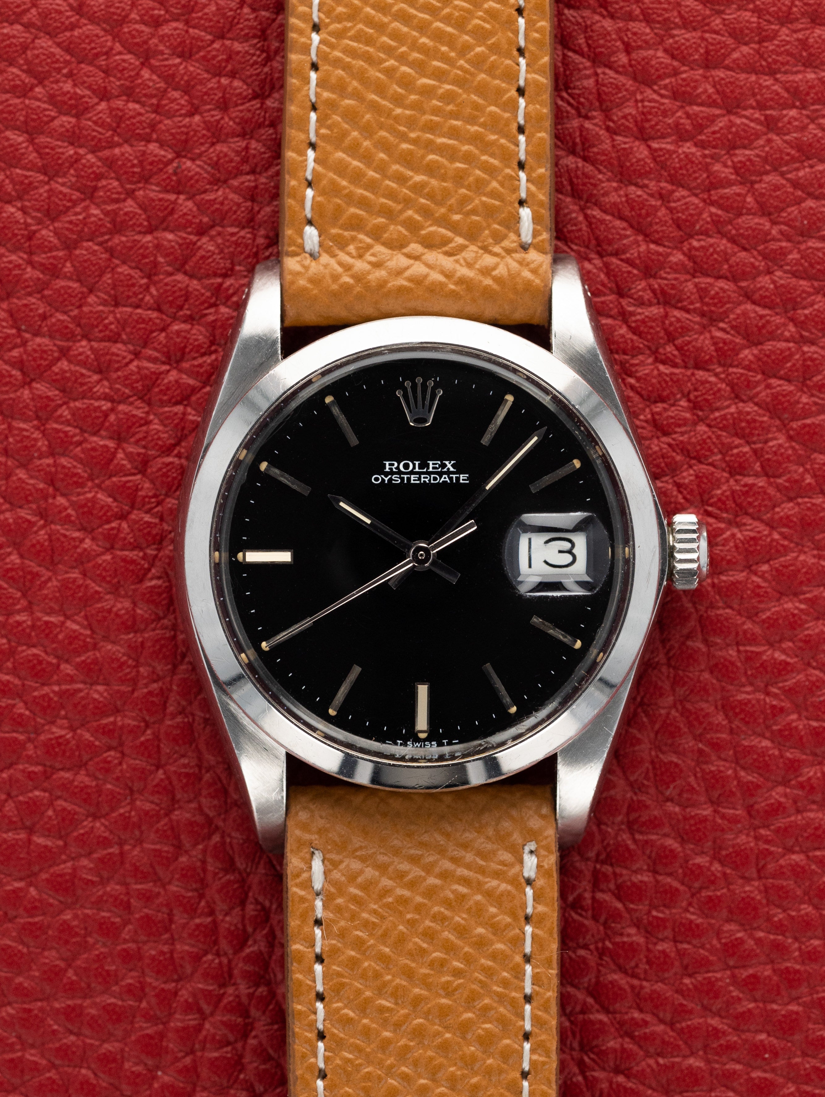 Rolex Oysterdate Ref. 6694 - Gloss Black Dial Unpolished