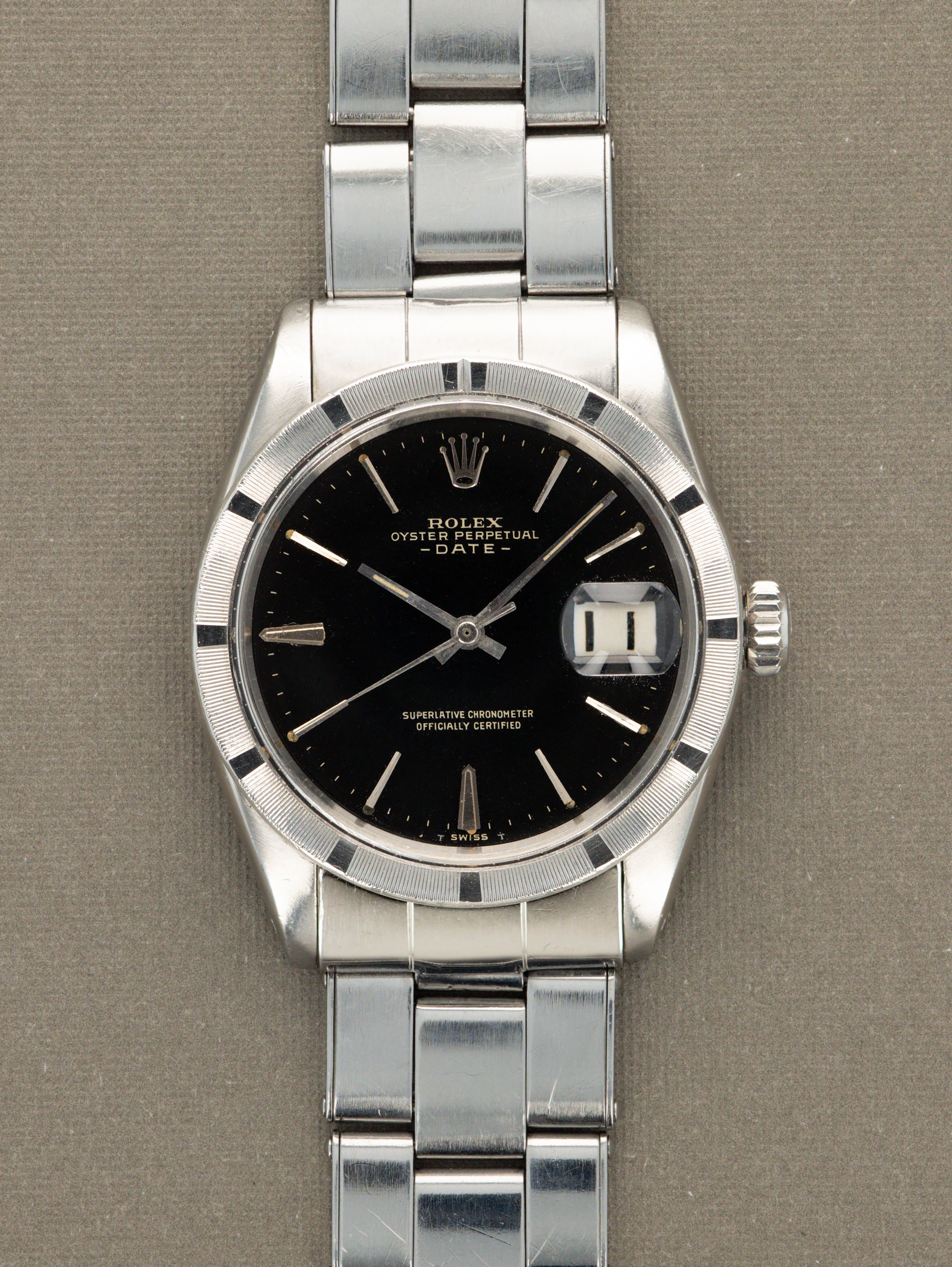 Rolex Oyster Perpetual Date Ref. 1501 - Black 'Gilt' Dial