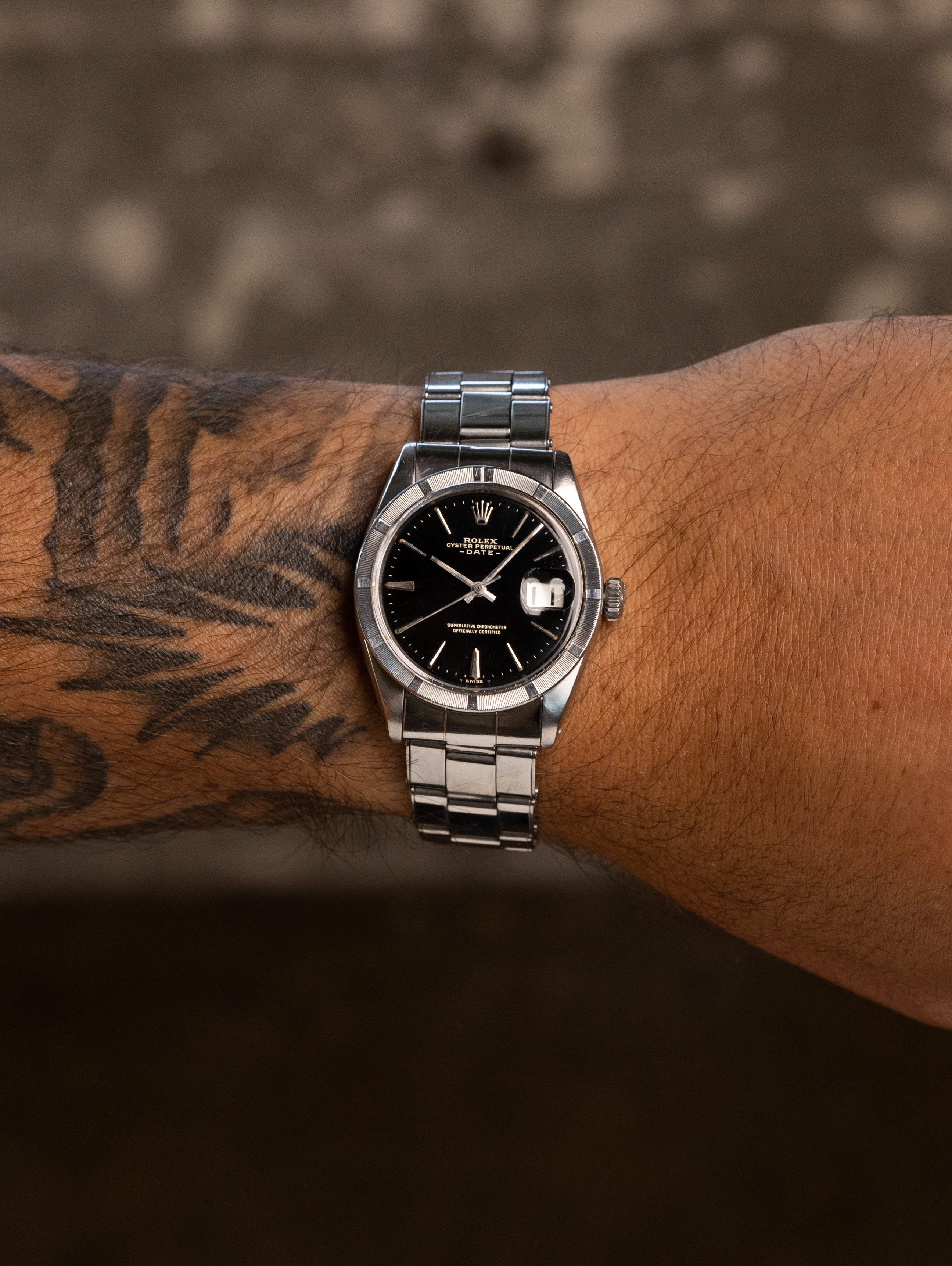 Rolex Oyster Perpetual Date Ref. 1501 - Black 'Gilt' Dial