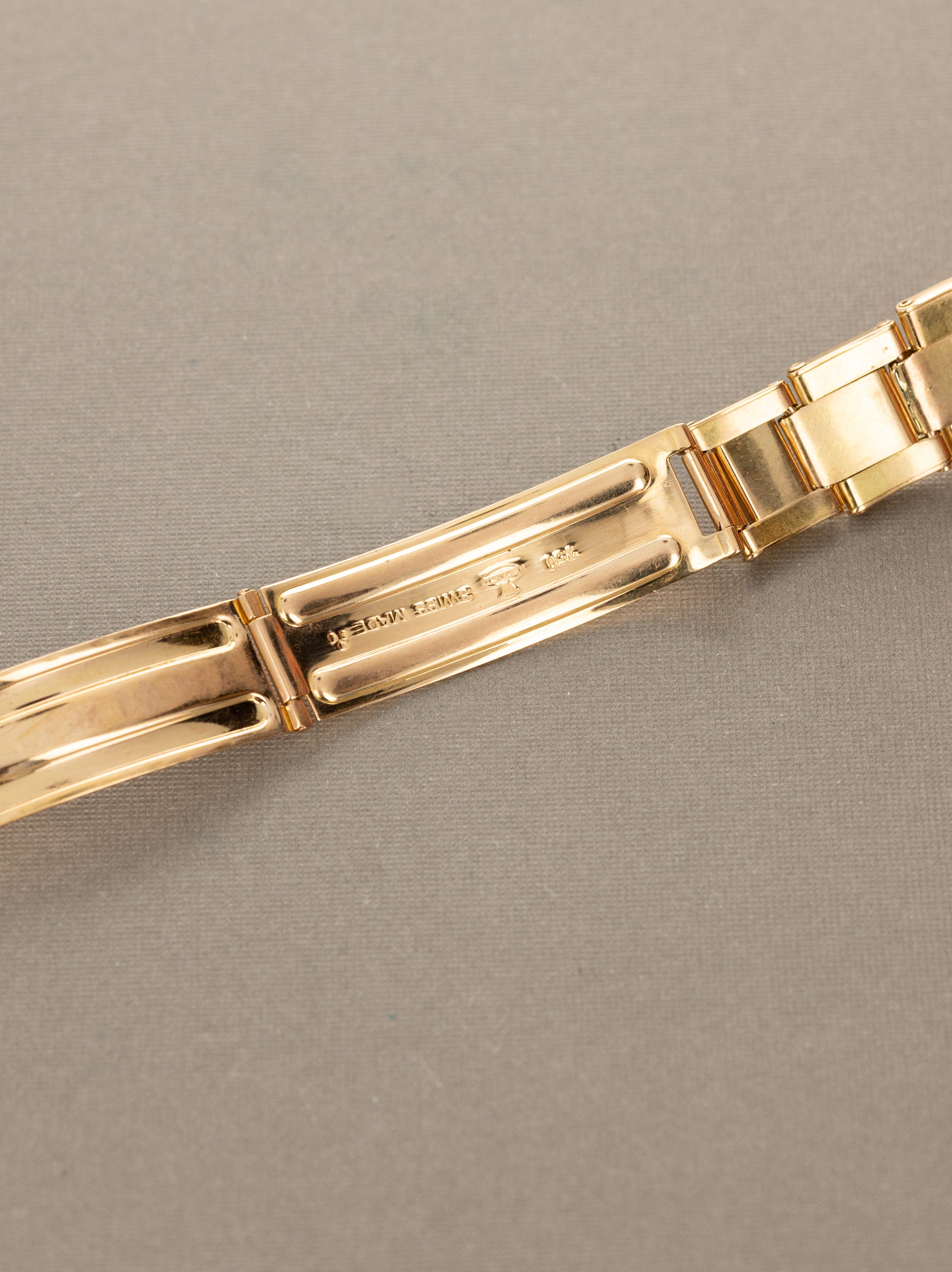 Rolex Oyster Perpetual Ref. 6567 Rose Gold - Satin Silver 'Serpico Y Laino' Dial