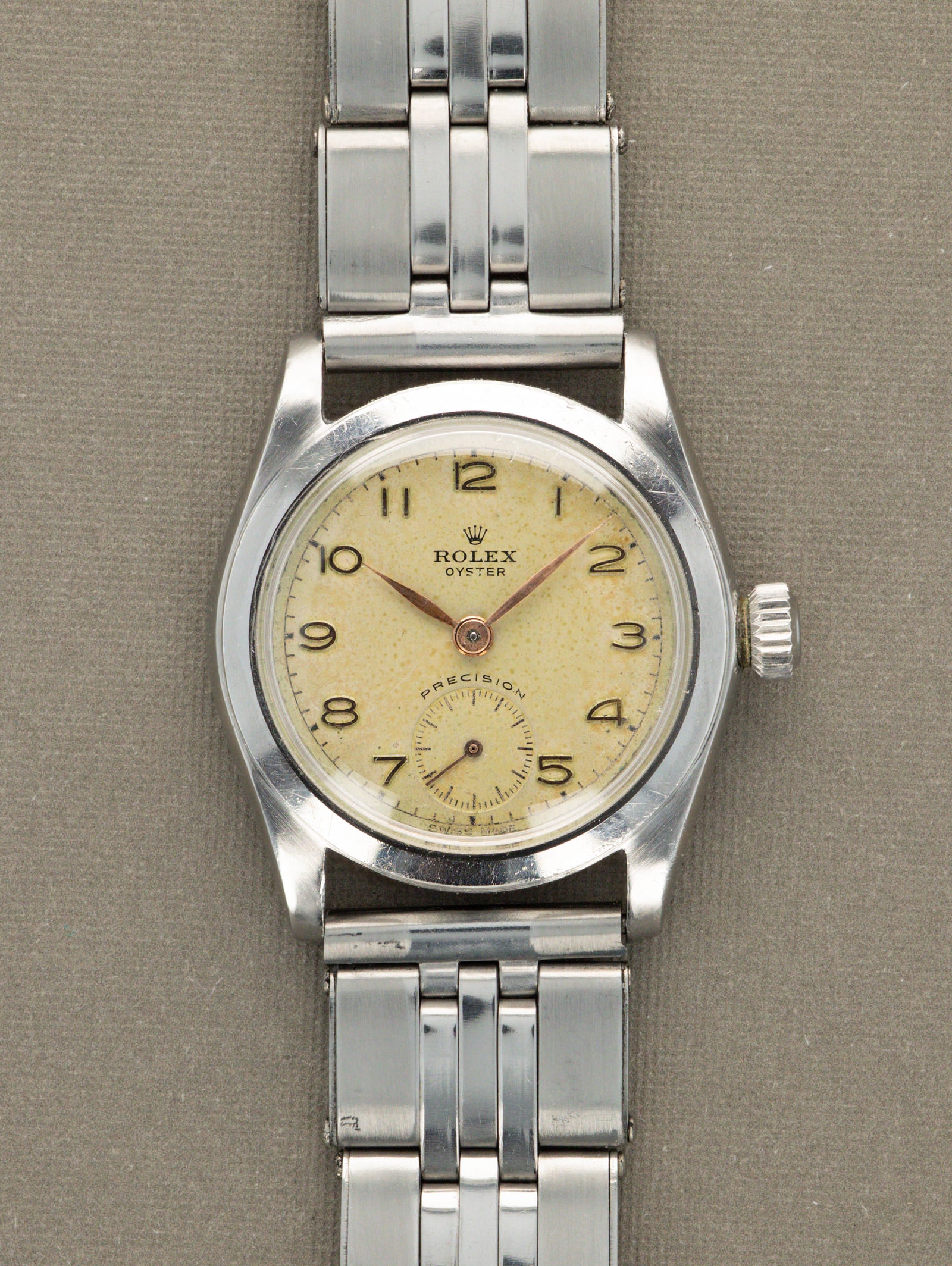Rolex Oyster Precision Ref. 2280 - Silver Patina Non-Luminous Dial
