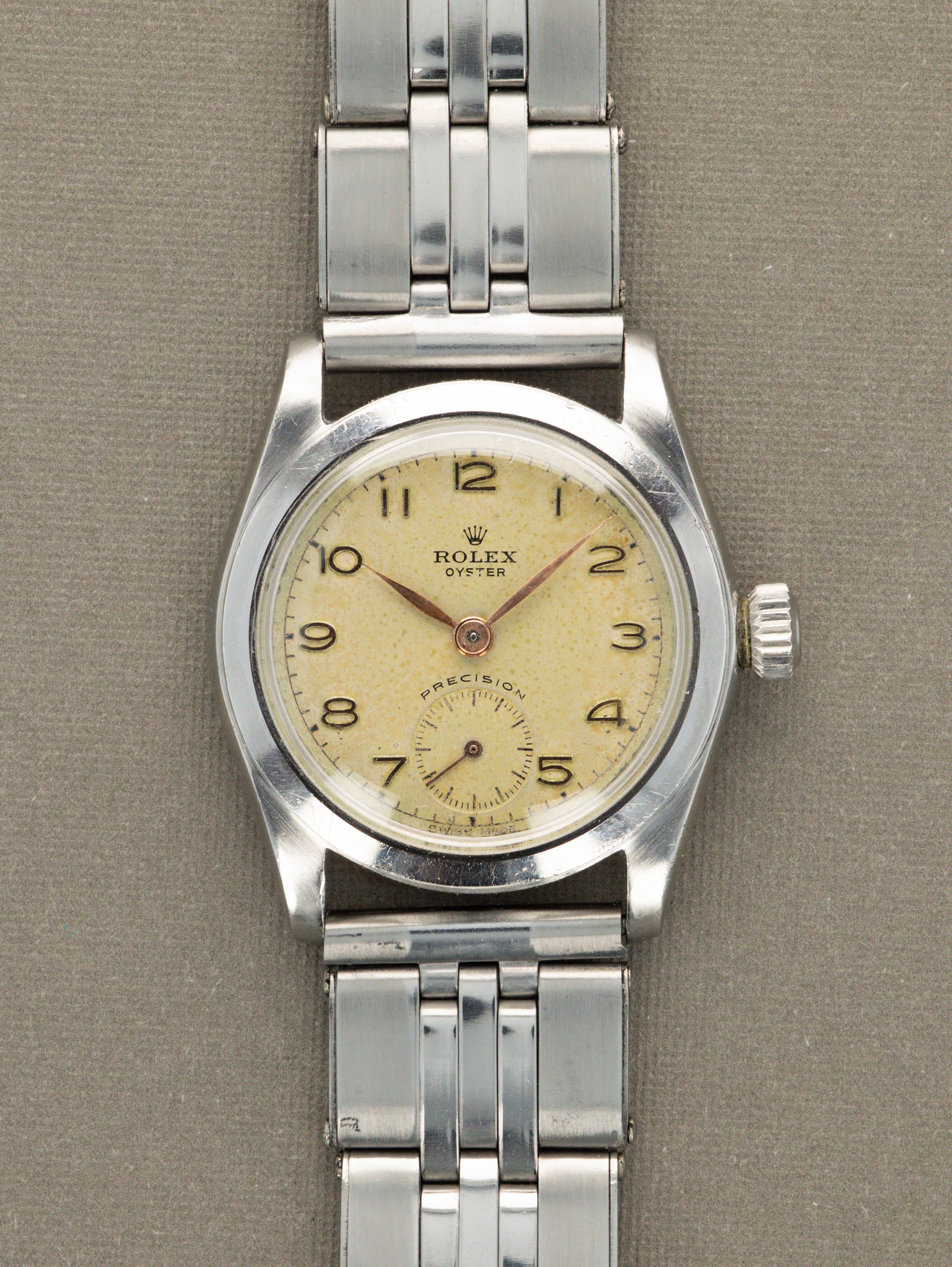 Rolex Oyster Precision Ref. 2280 - Silver Patina Non-Luminous Dial