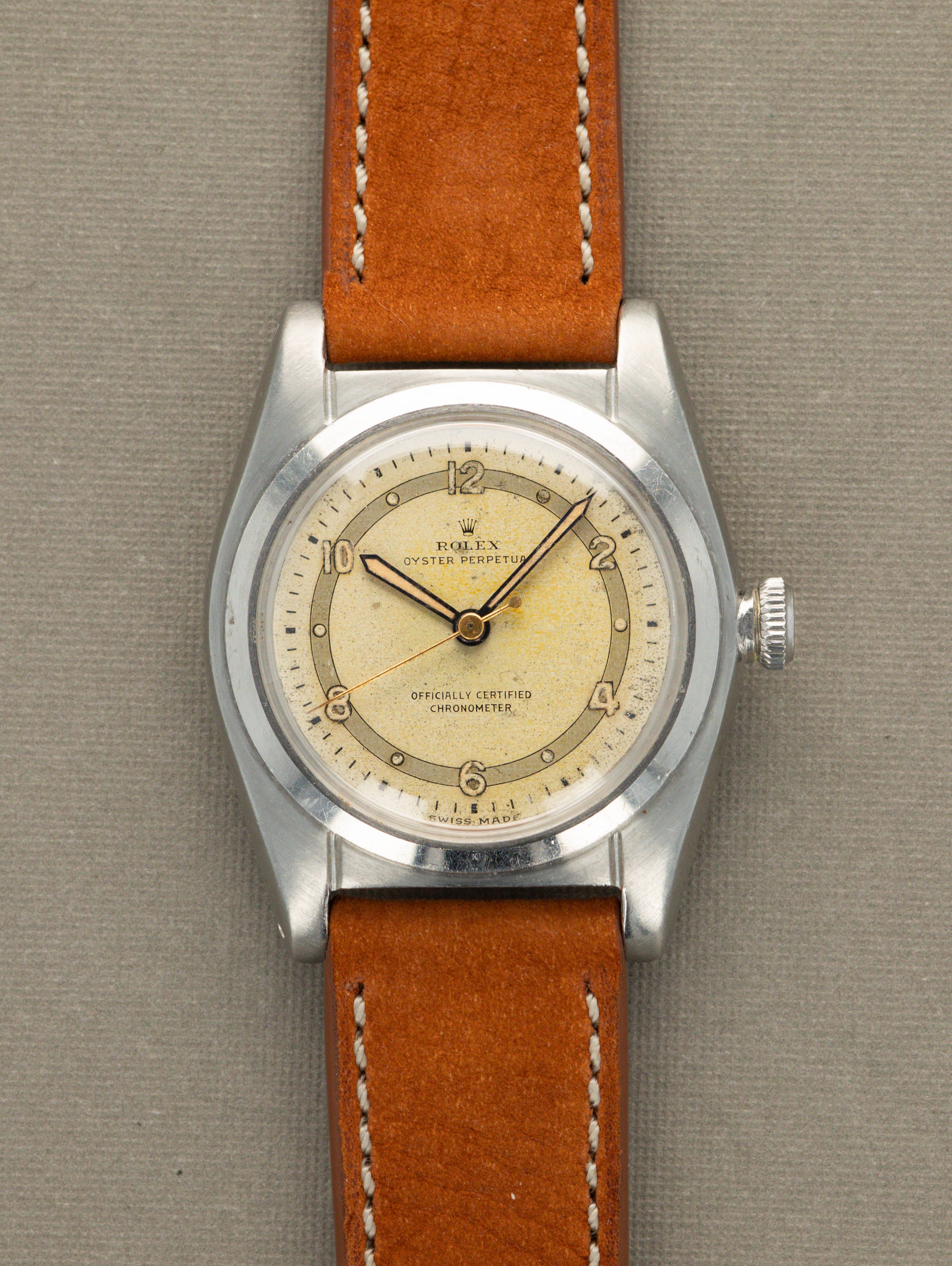 Rolex Oyster Perpetual Ref. 2940 - 'Bubbleback' Multi-Tone Silver 'Sector' Dial