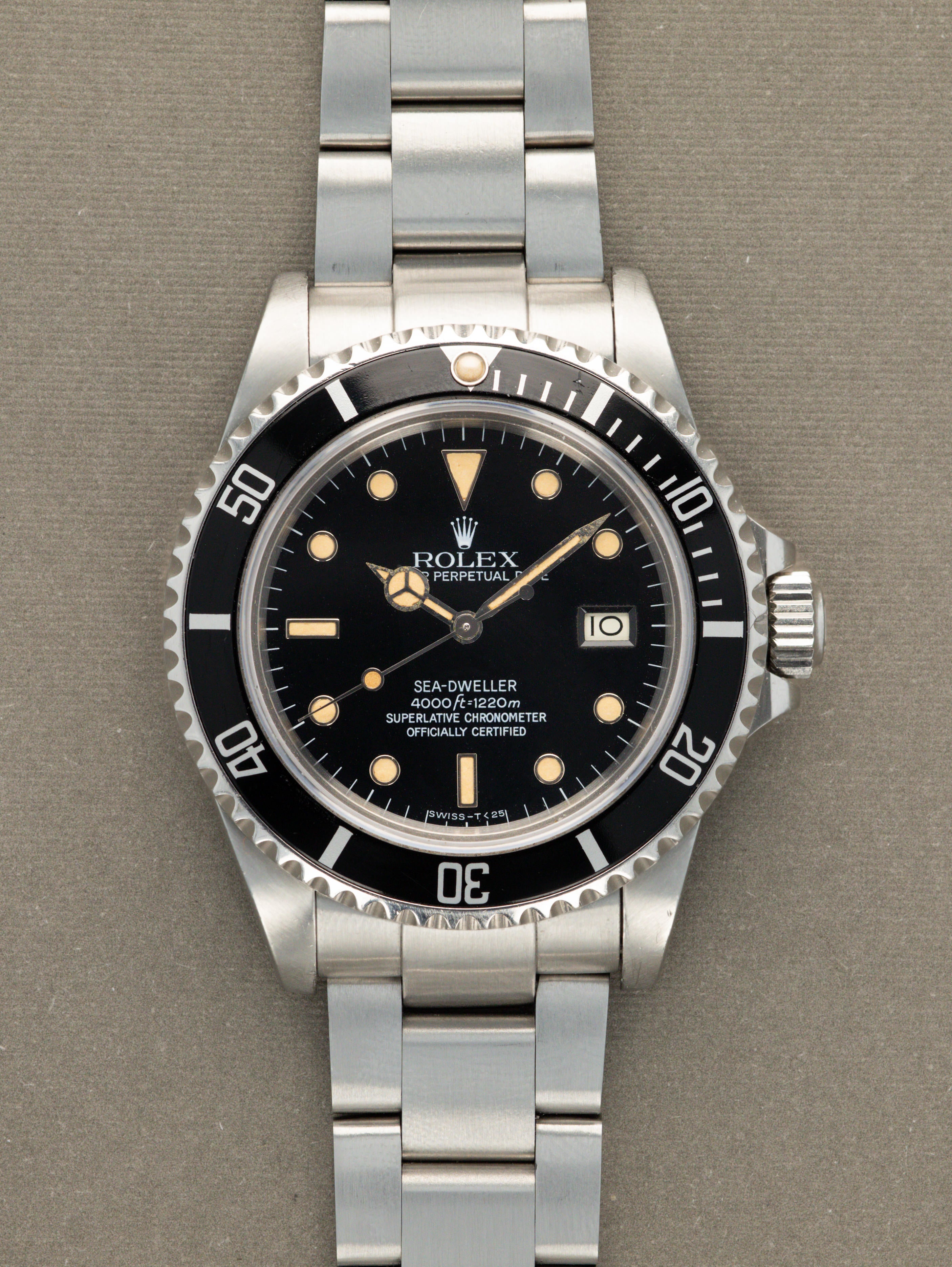 Rolex Sea-Dweller Ref. 16660 - 'Triple 6' Gloss Black Dial