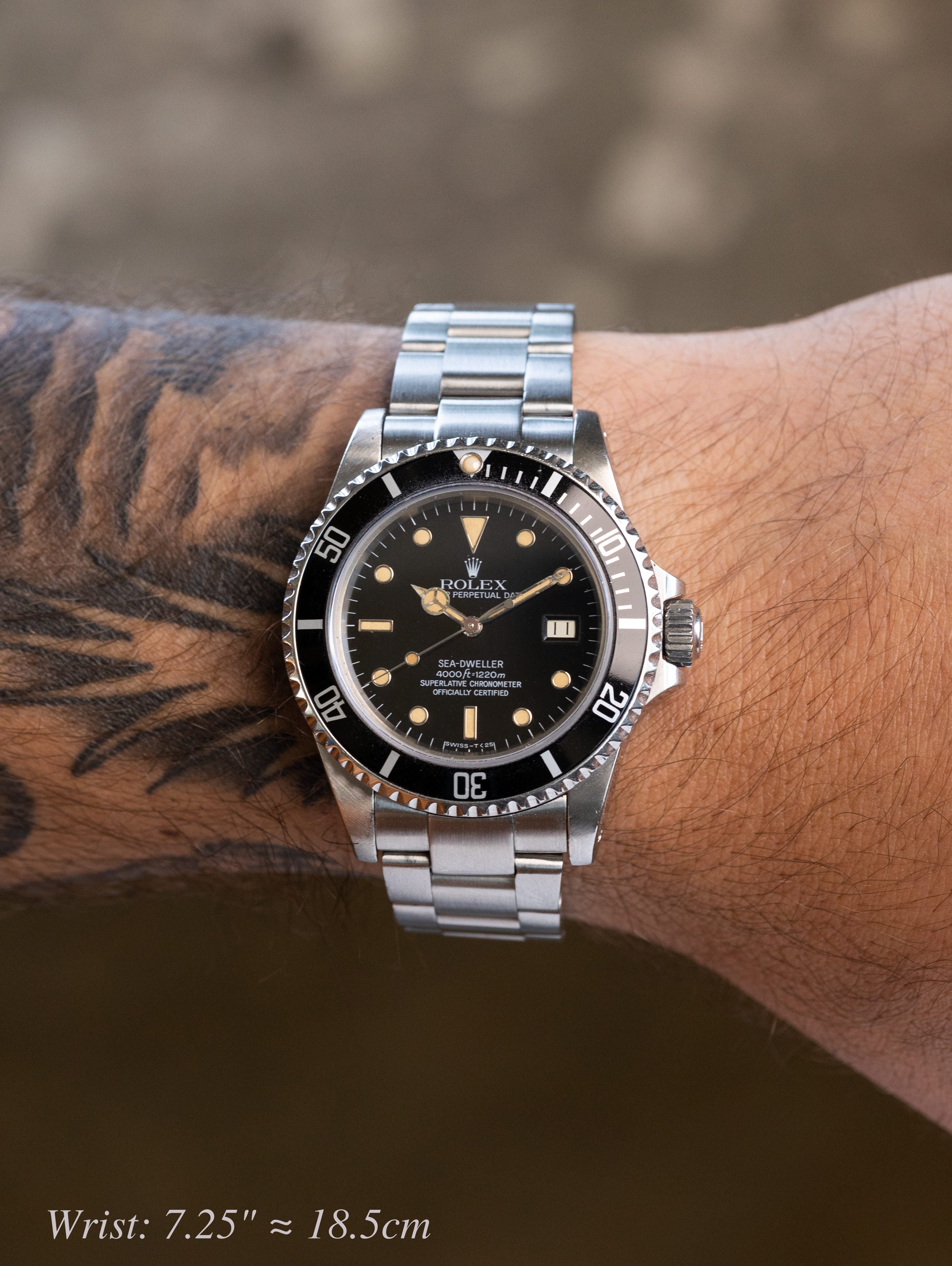 Rolex Sea-Dweller Ref. 16660 - 'Triple 6' Gloss Black Dial