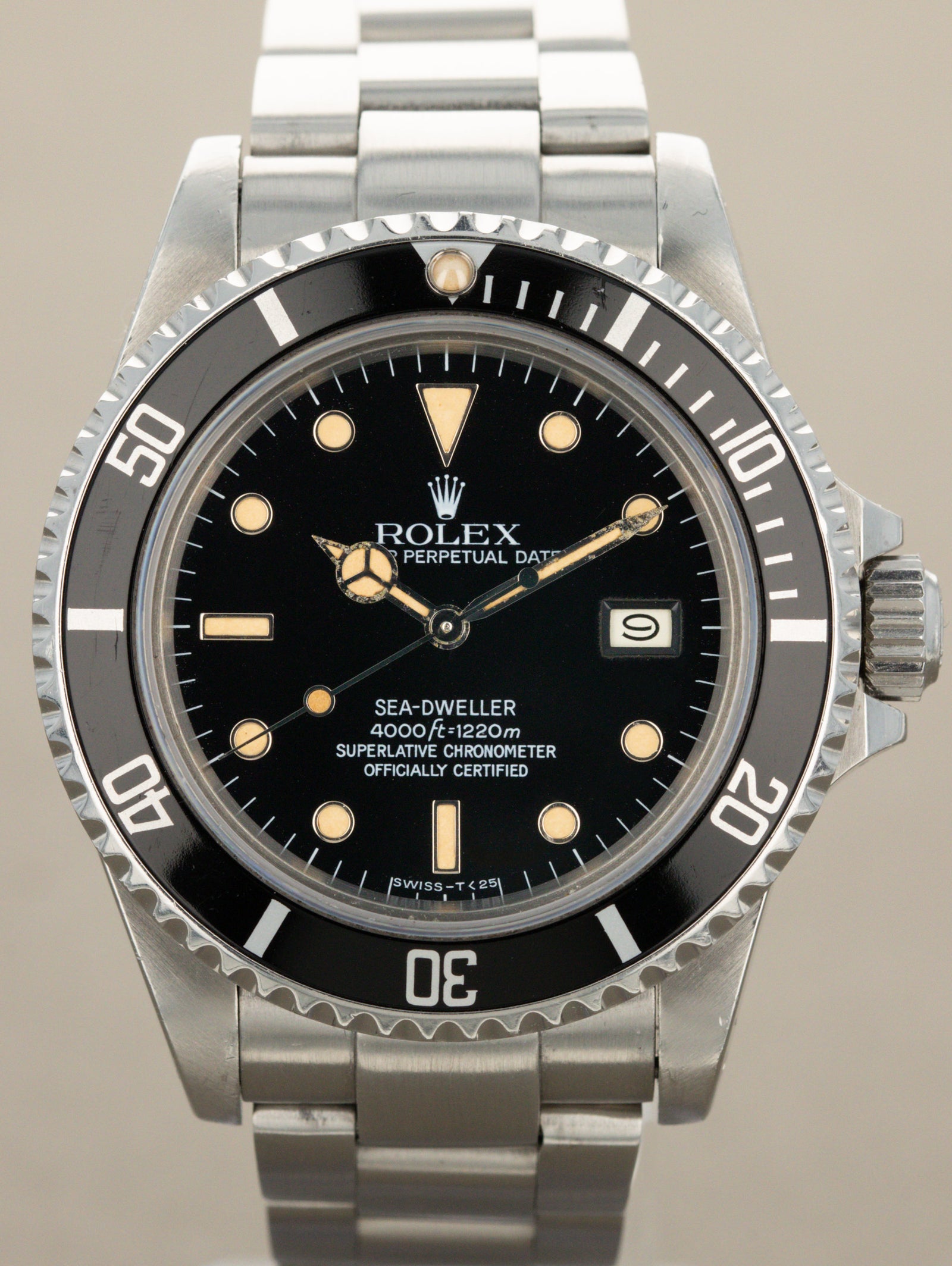 Rolex Sea-Dweller Ref. 16660 - 'Triple 6' Gloss Black Dial