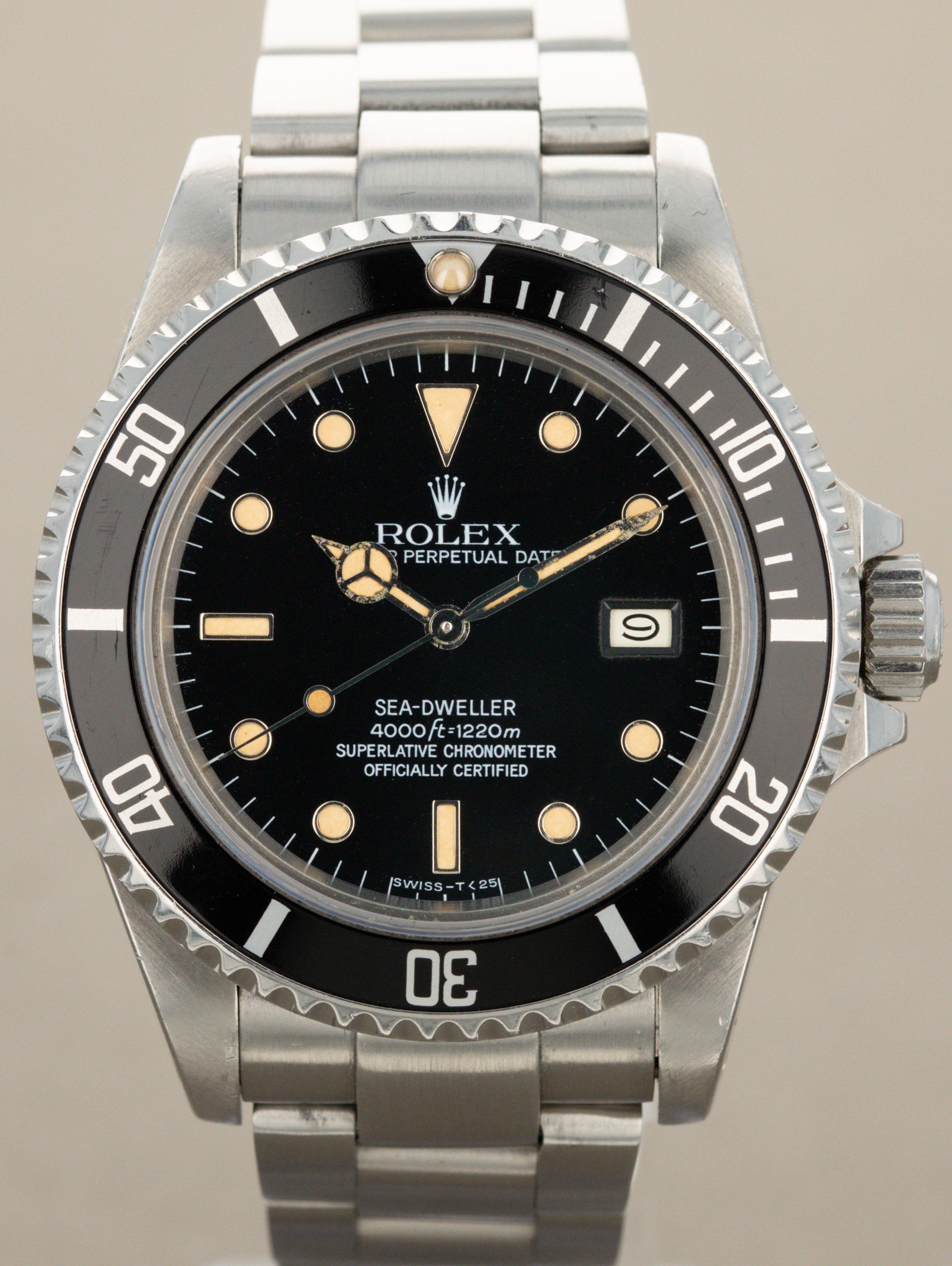 Rolex Sea-Dweller Ref. 16660 - 'Triple 6' Gloss Black Dial