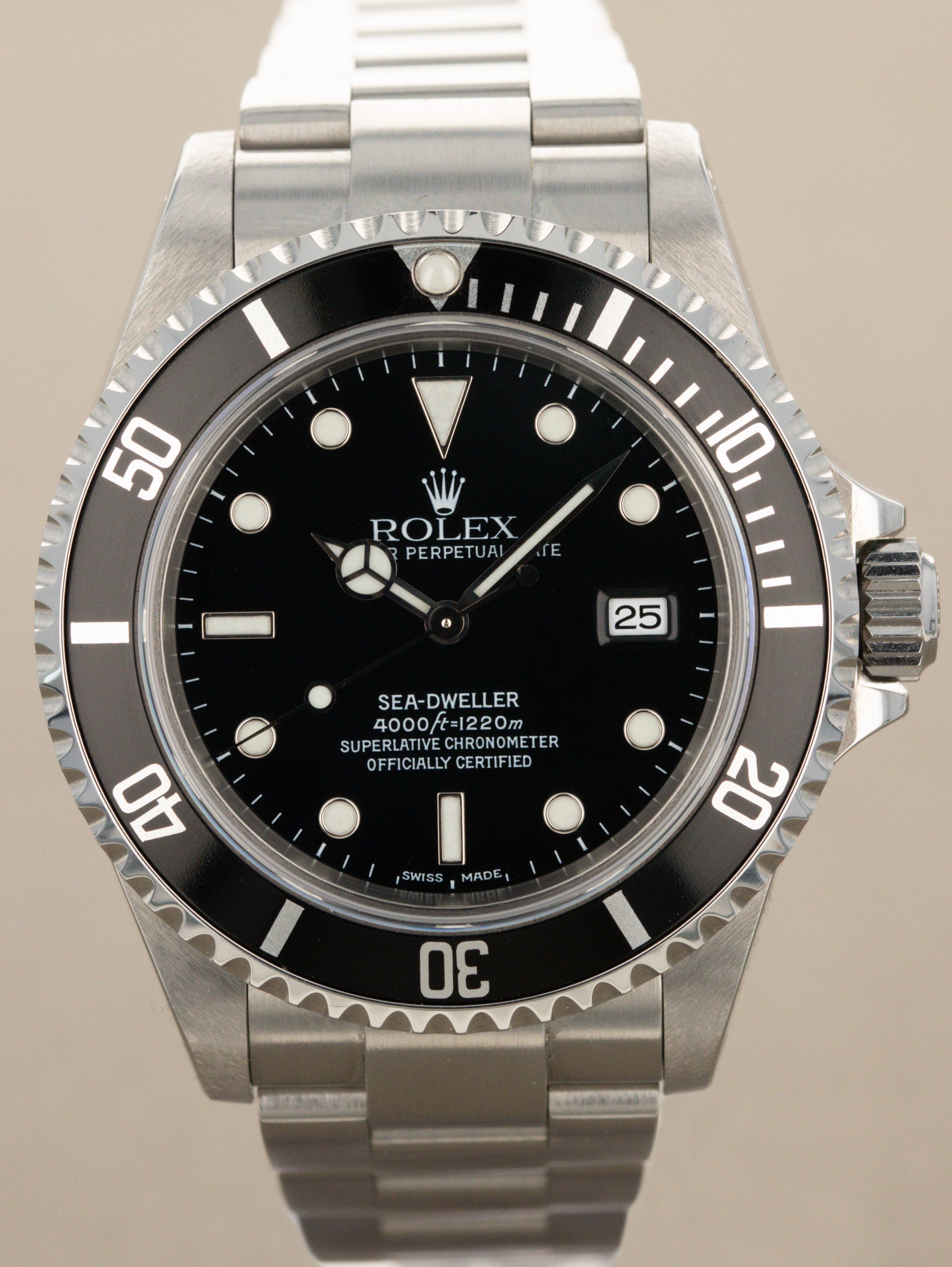 Rolex Sea-Dweller Ref. 16600 - SuperLuminova Dial w/ Box & Papers